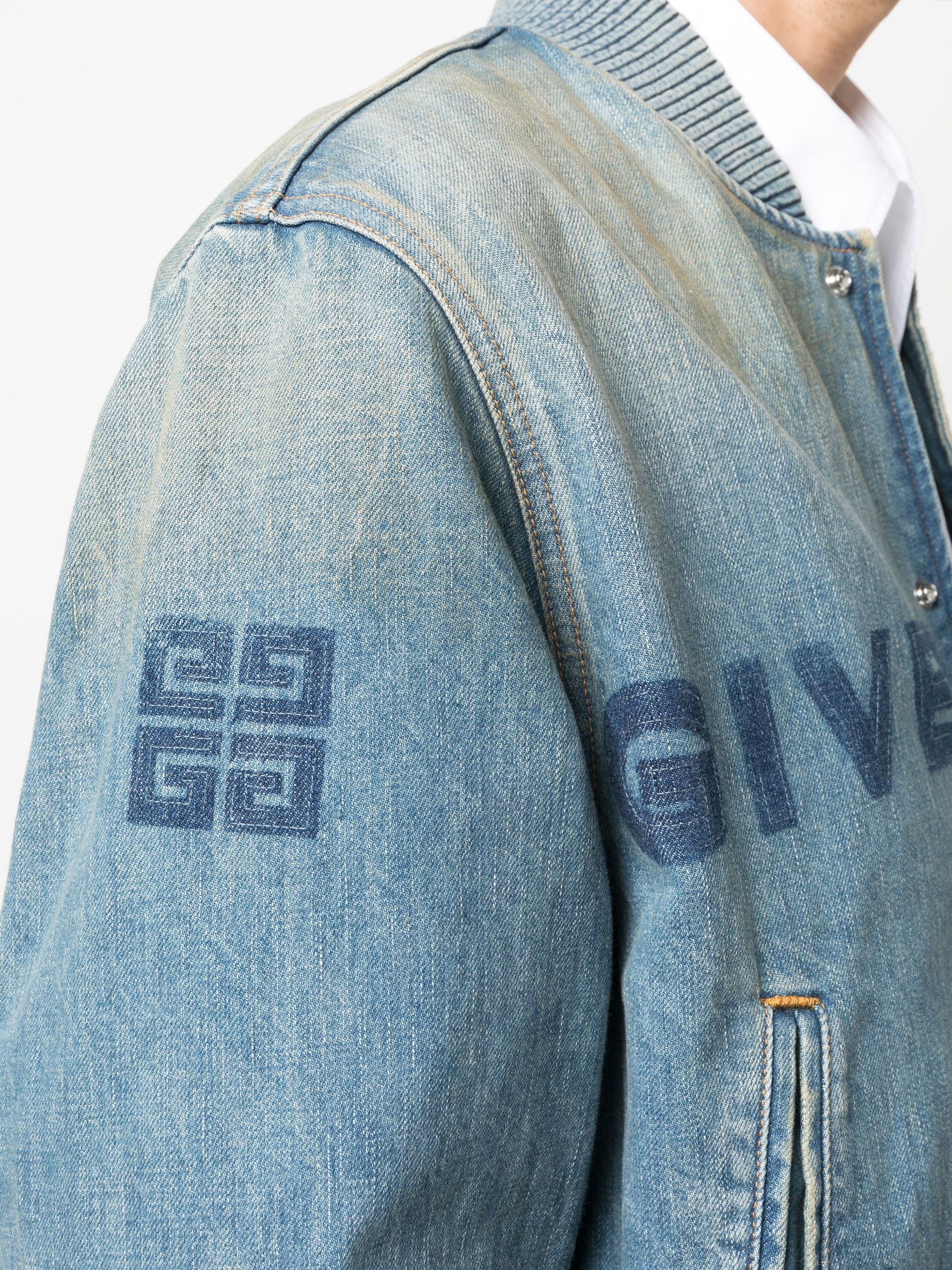 Givenchy - Men - Jeans in Destroyed Denim and Moleskin - Blue - Cotton