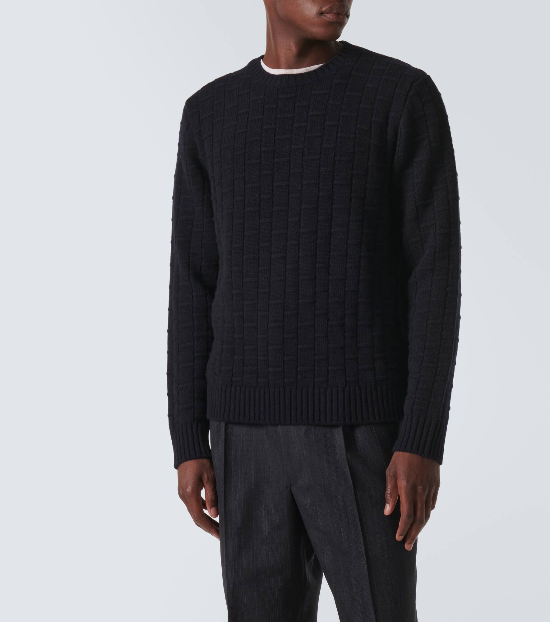 Wool and cashmere sweater - 3