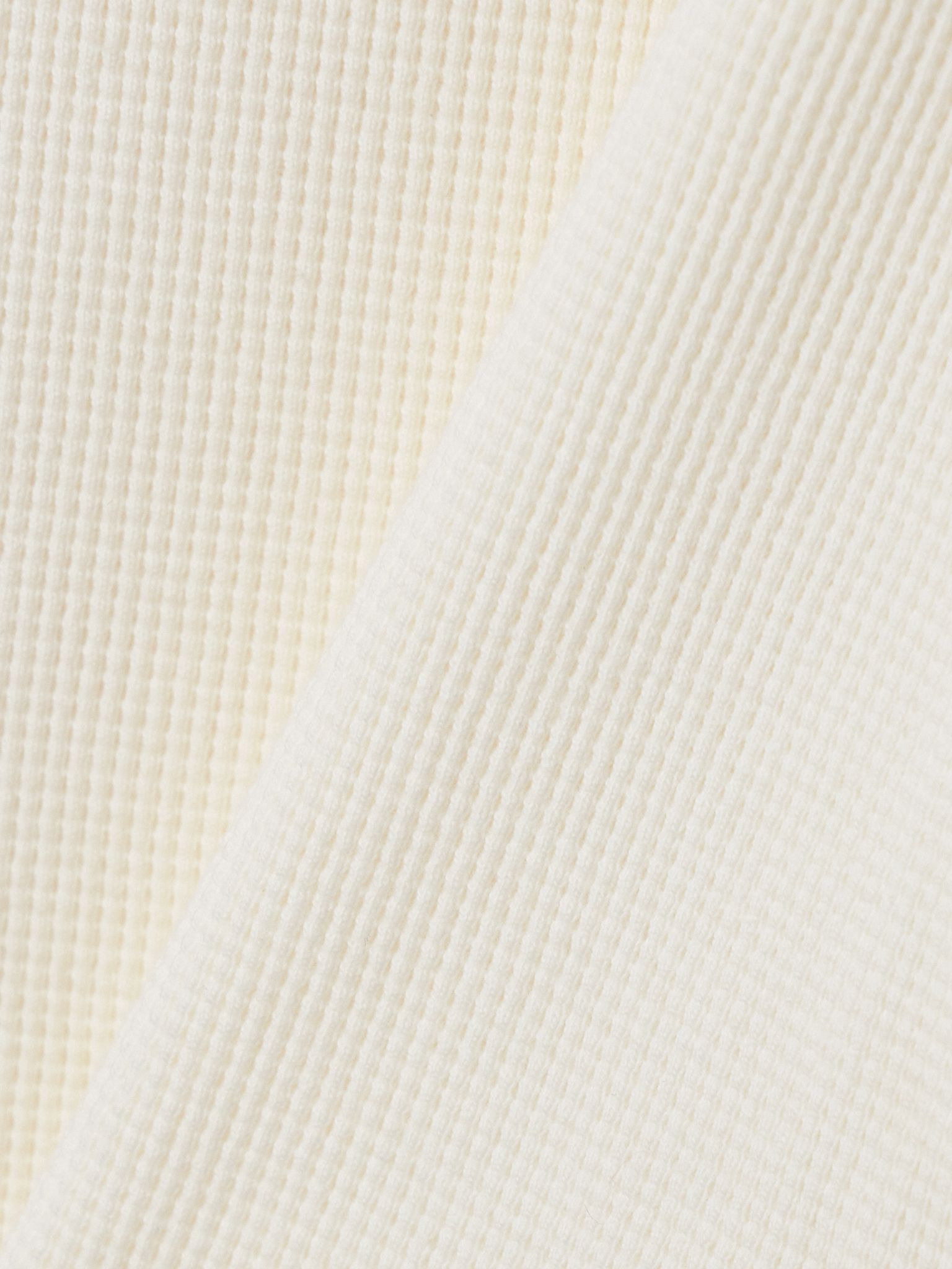 Inez waffle-knit cotton tank Cream - 5