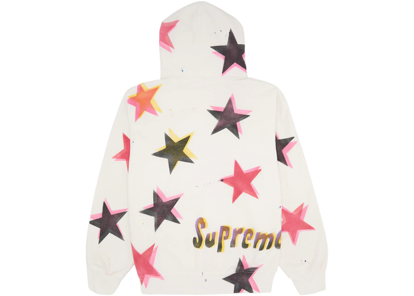Supreme Gonz Stars Hooded Sweatshirt White - 2