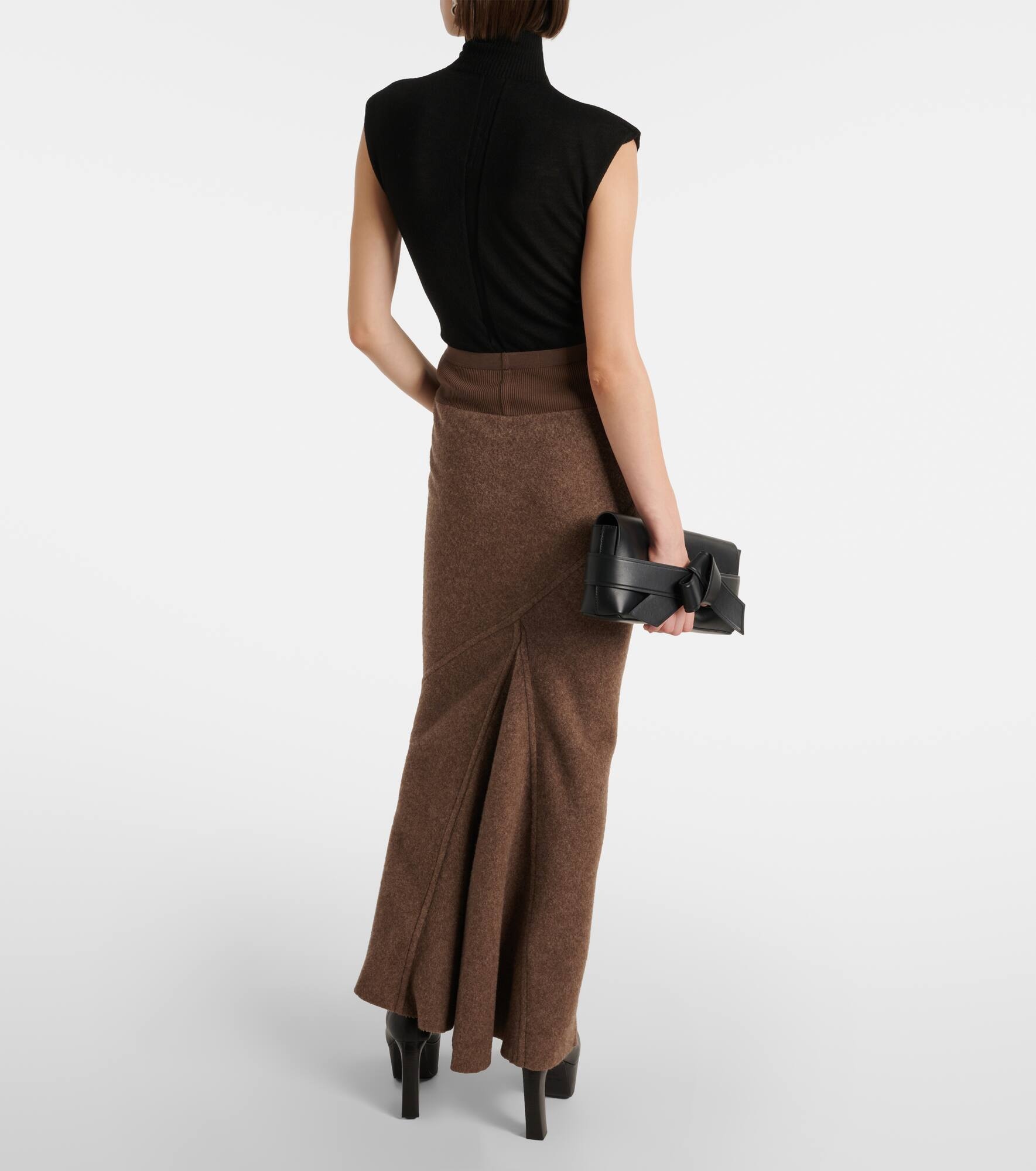 Coda wool maxi skirt - 3
