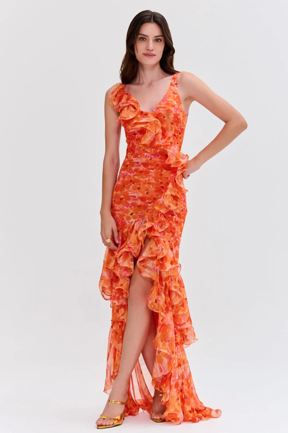 MYOSOTIS FLUTTER GOWN - 1