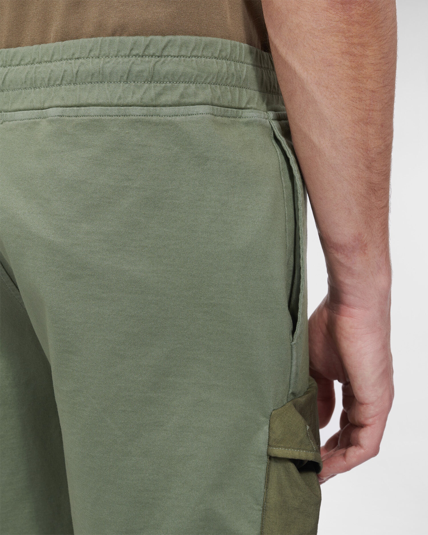Heavy Jersey Mixed Cargo Shorts - 6
