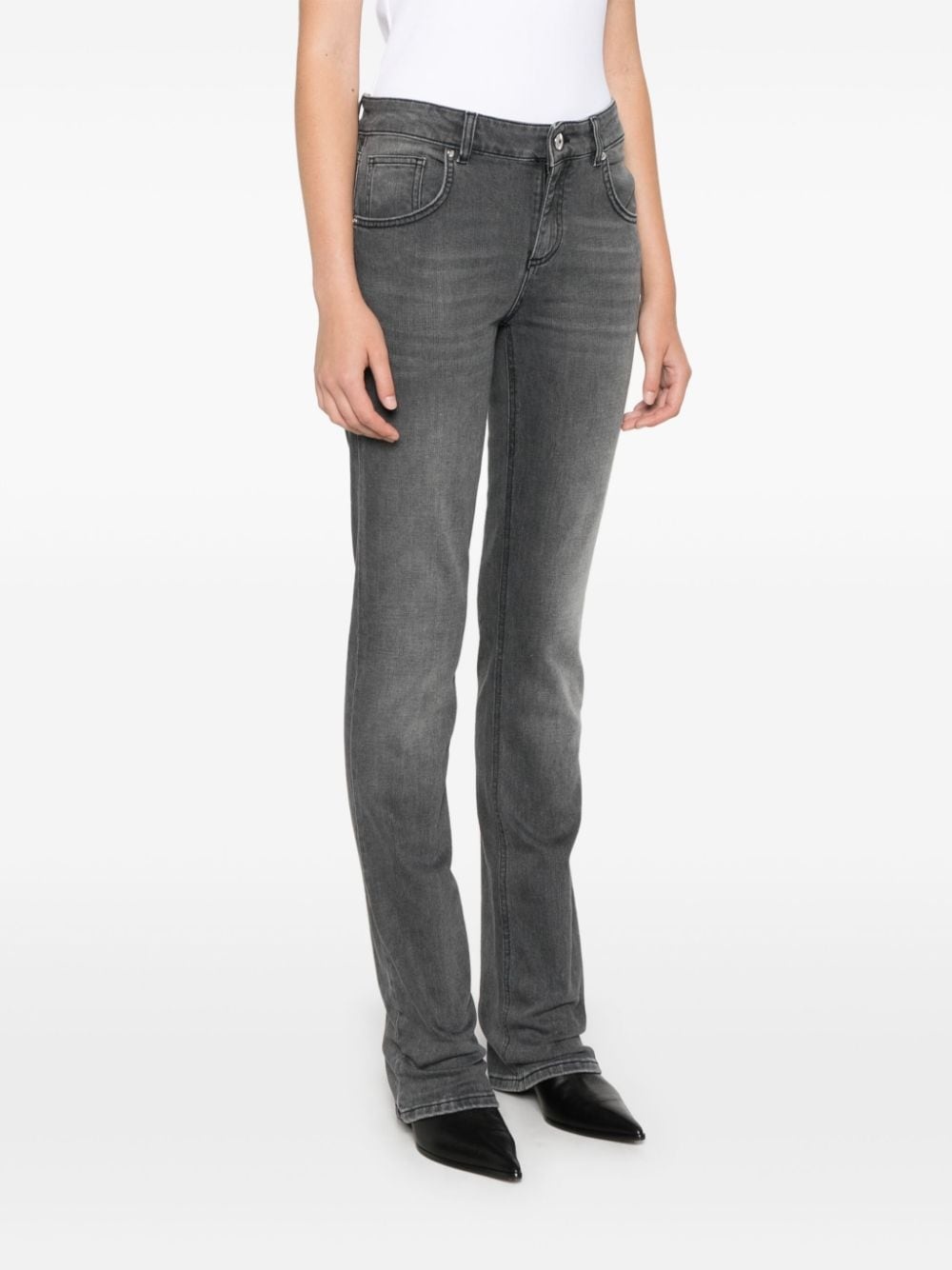 logo-plaque jeans - 3