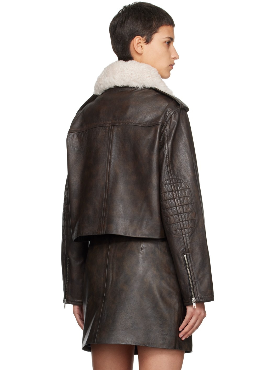 Brown Morgan Leather Jacket - 3