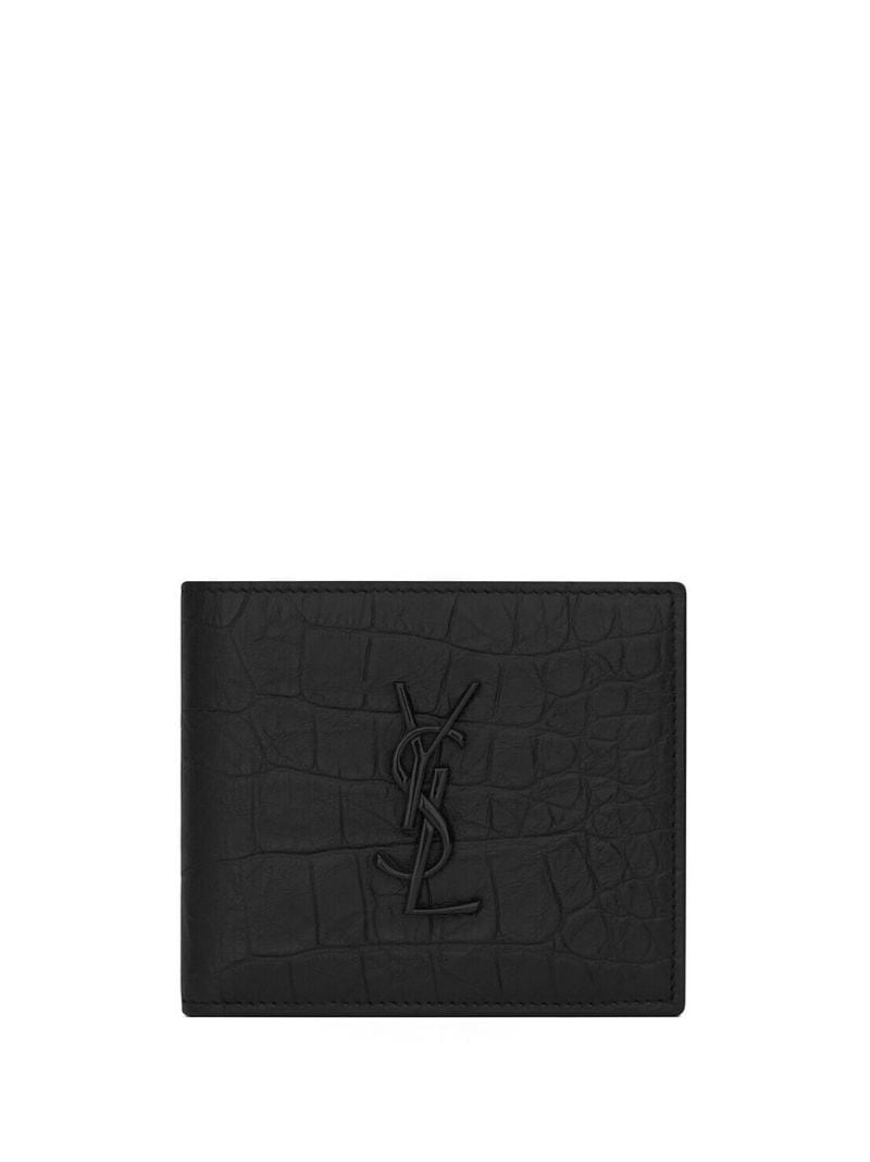 wrinkled-effect bi-fold wallet - 5