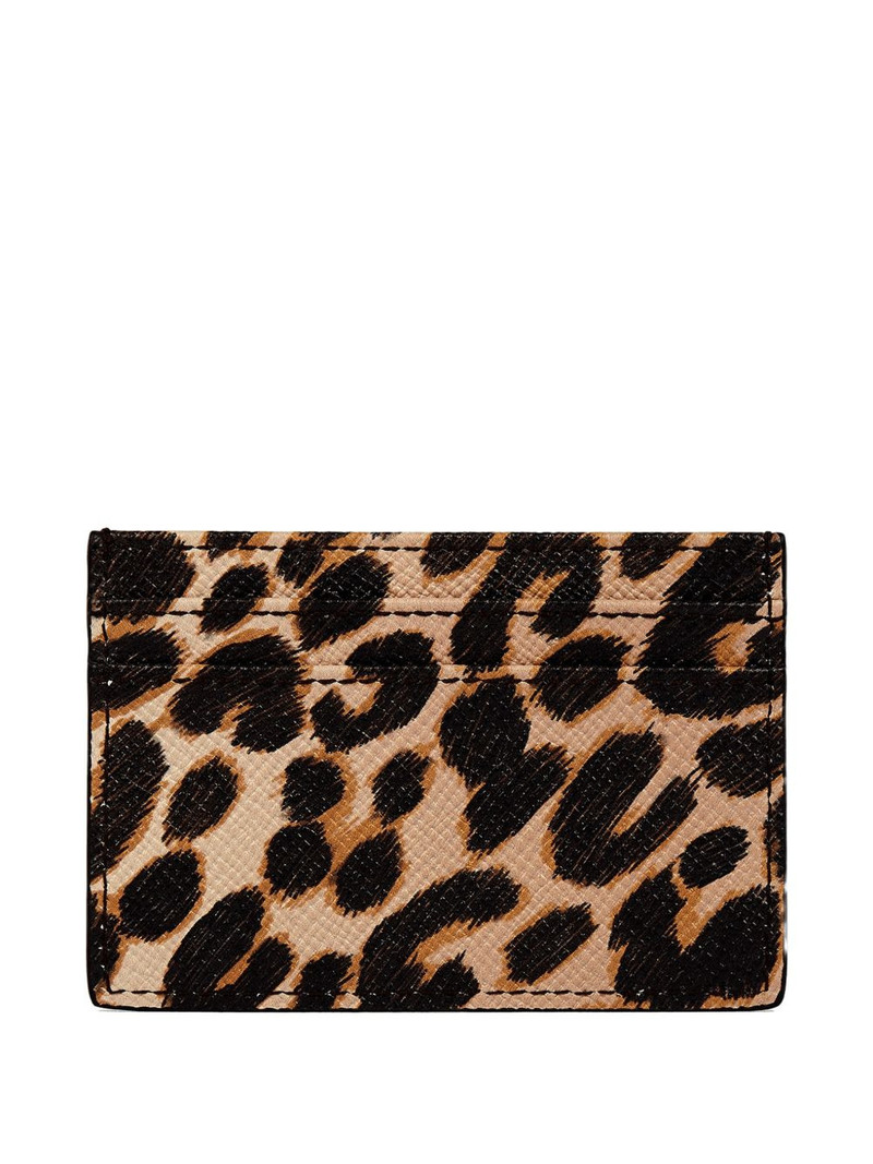 Smythson Panama leopard-print card holder outlook