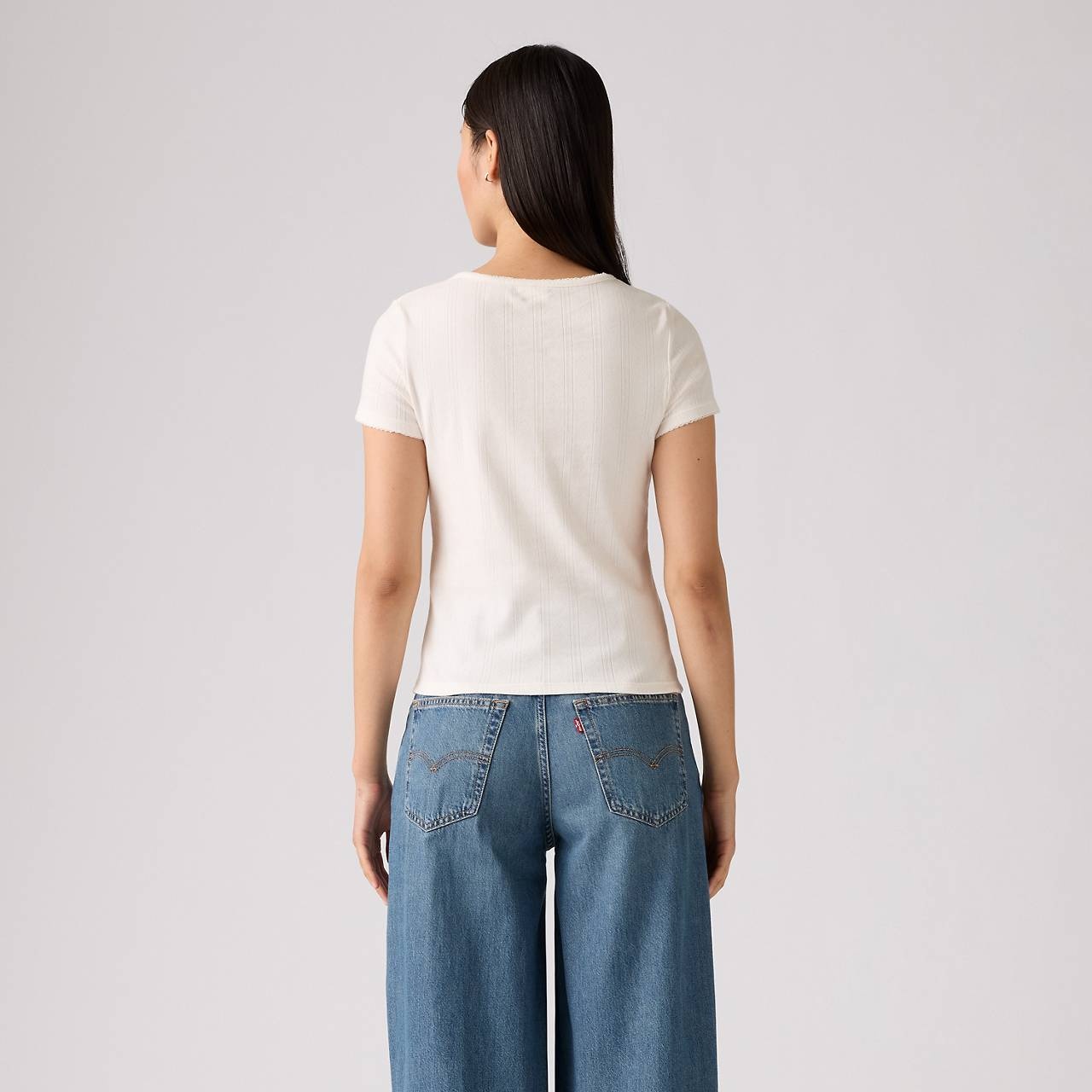 DRY GOODS WOMEN'S POINTELLE T-SHIRT - 3