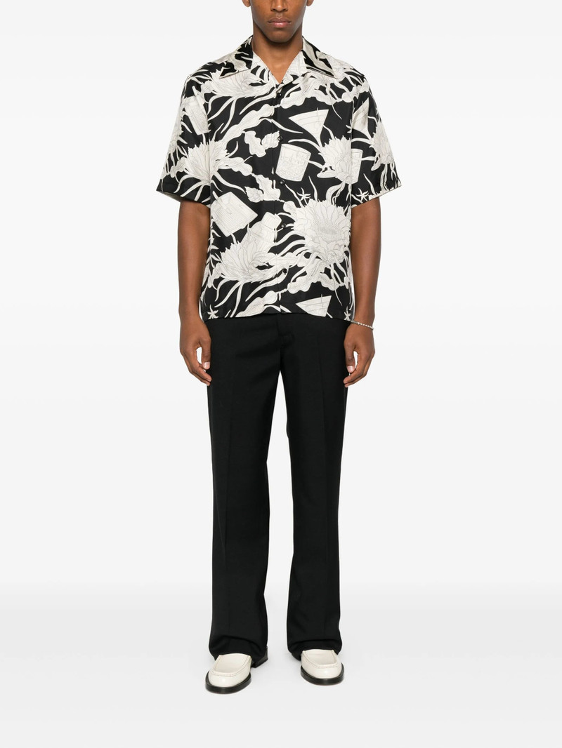 AMIRI Amiri Floral-print Short-sleeved Shirt outlook