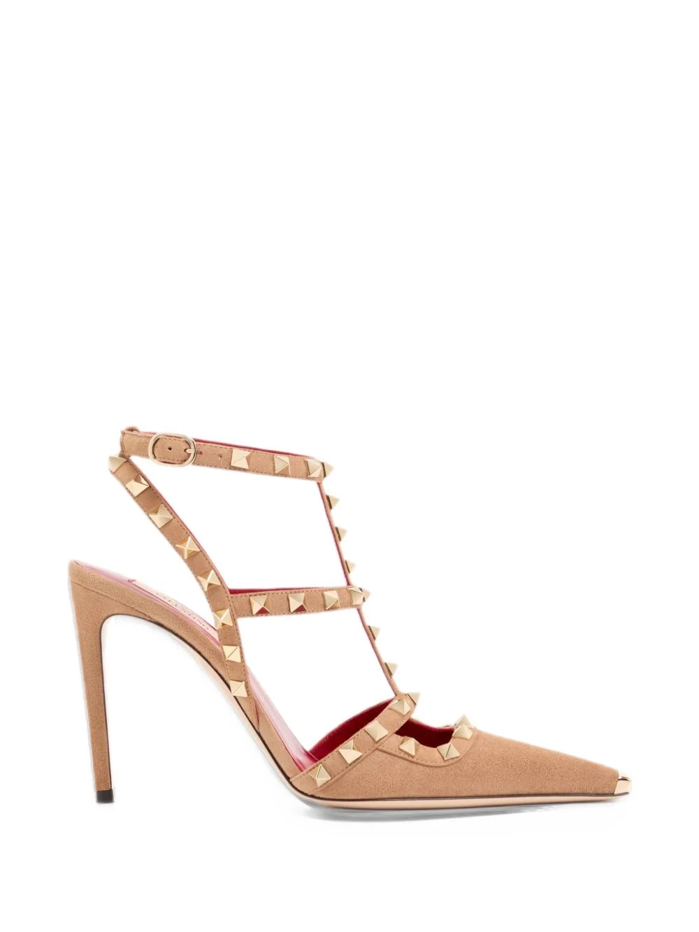 Rockstud suede pumps 100mm - 1