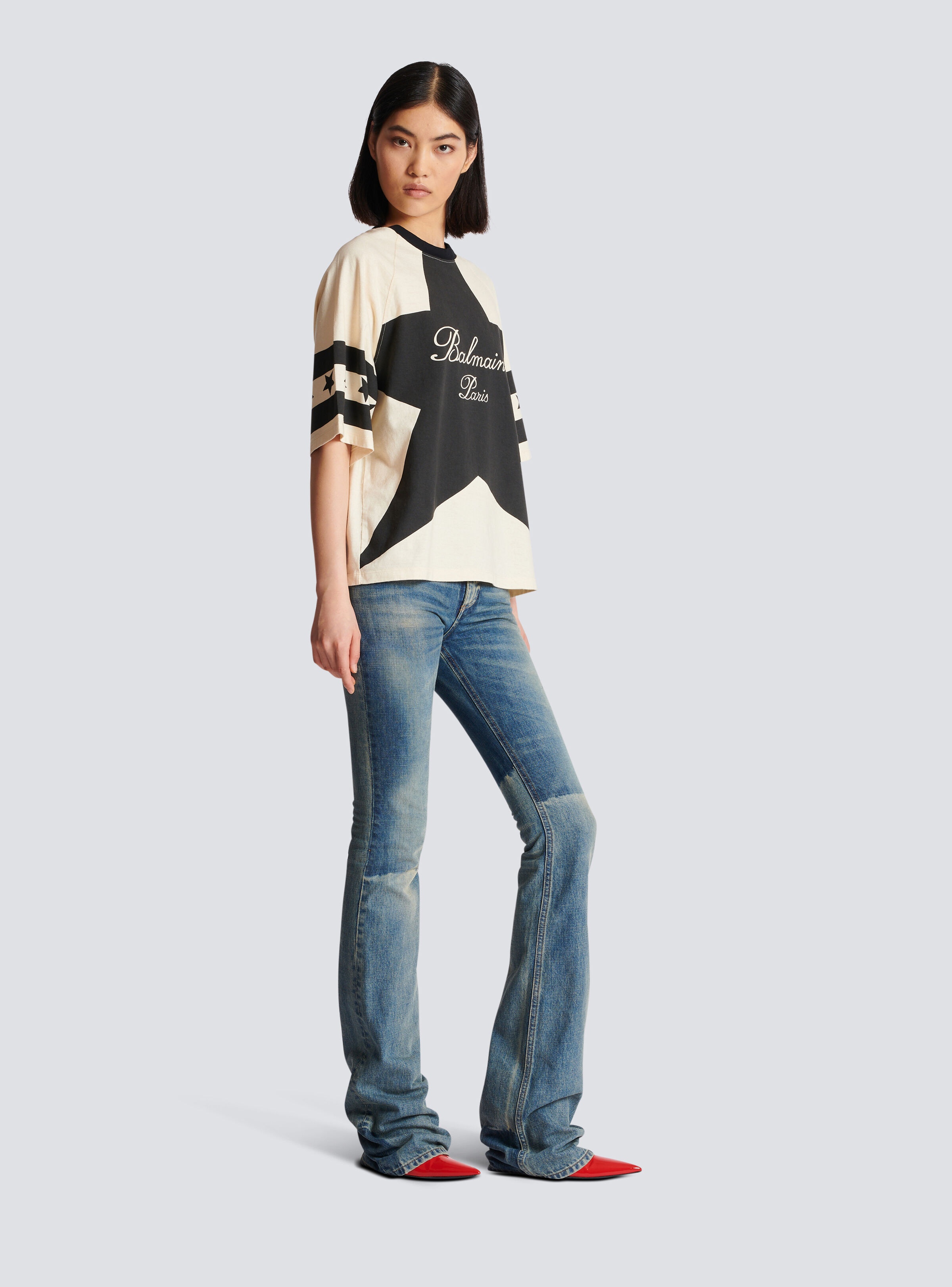 Balmain Signature Stars T-shirt - 3