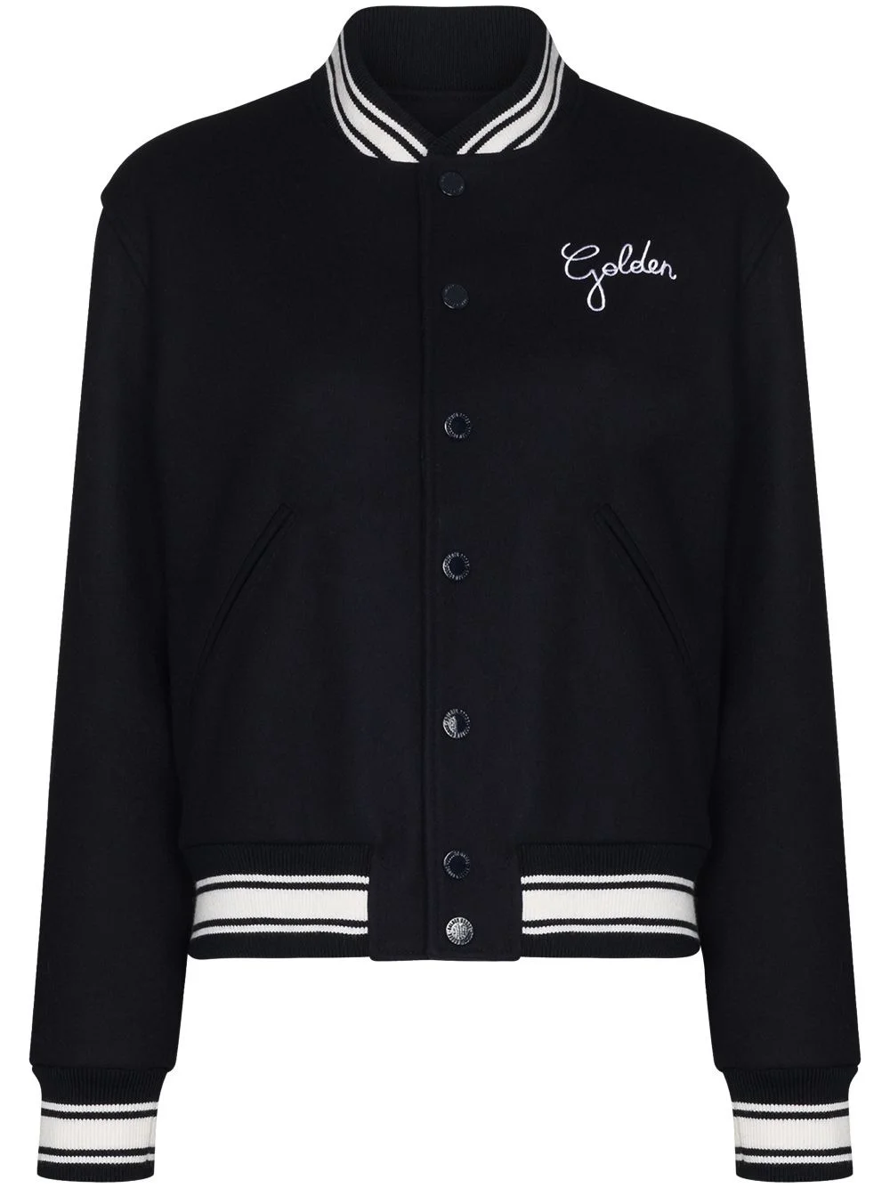 Golden Goose Women Logo Wool Bomber Jacket - 1