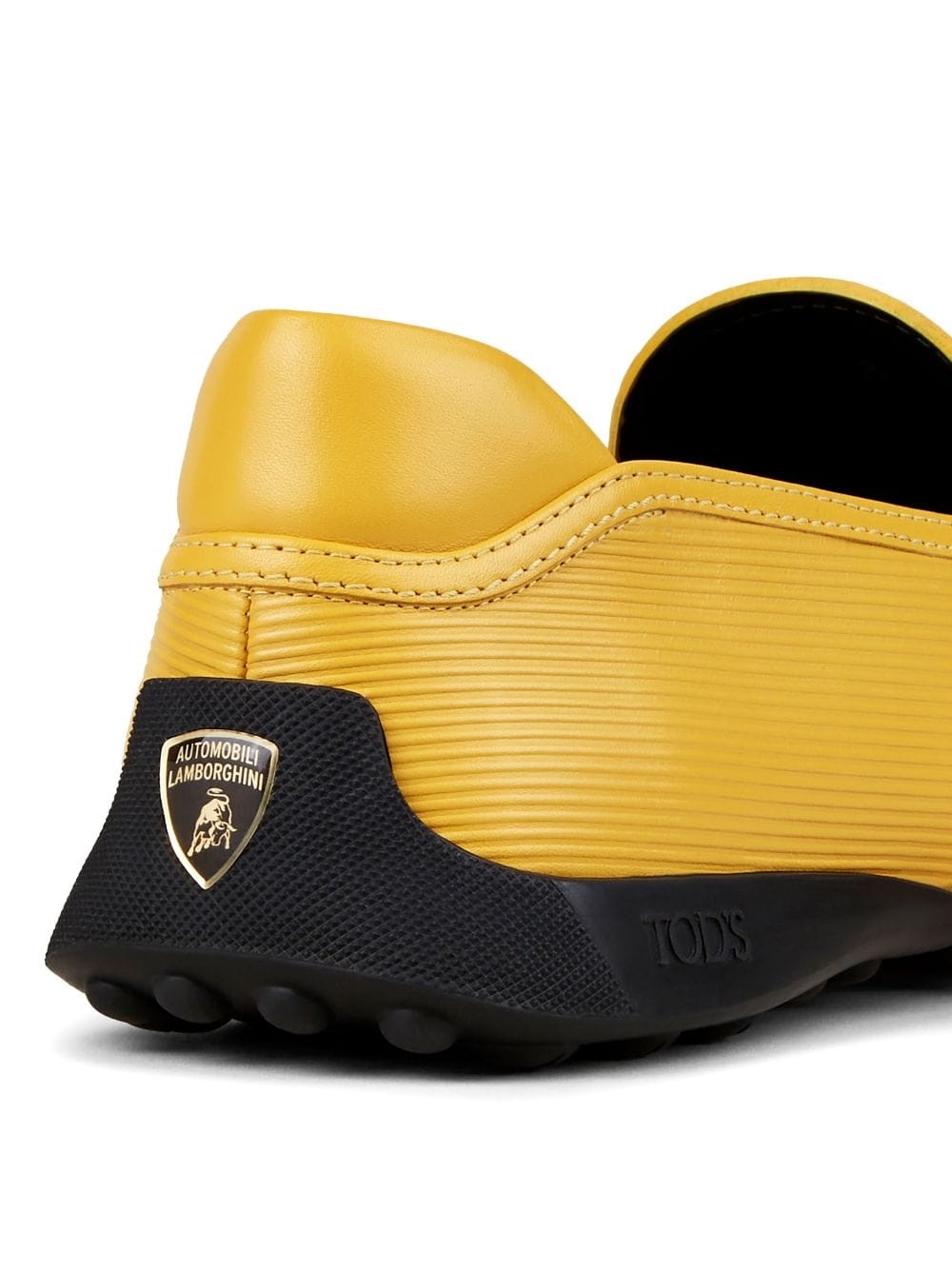 Automobili Lamborghini slip-on leather driving shoes - 5