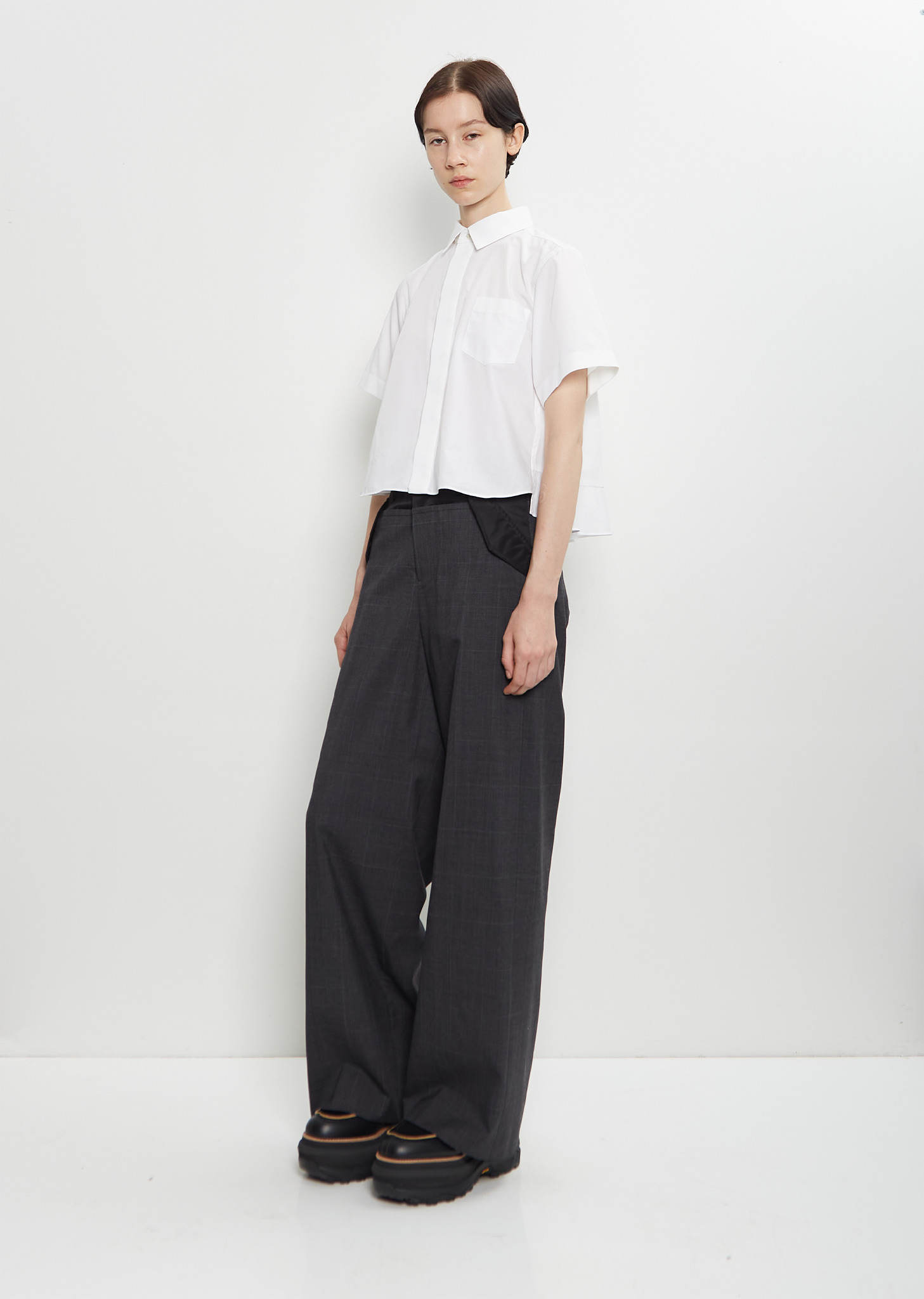 Glen Check Pants - 4