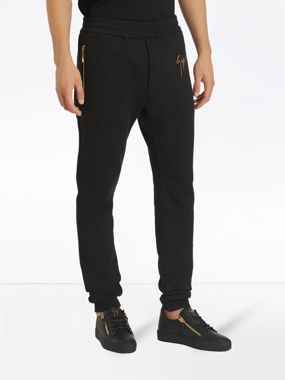 logo print-track pants - 3