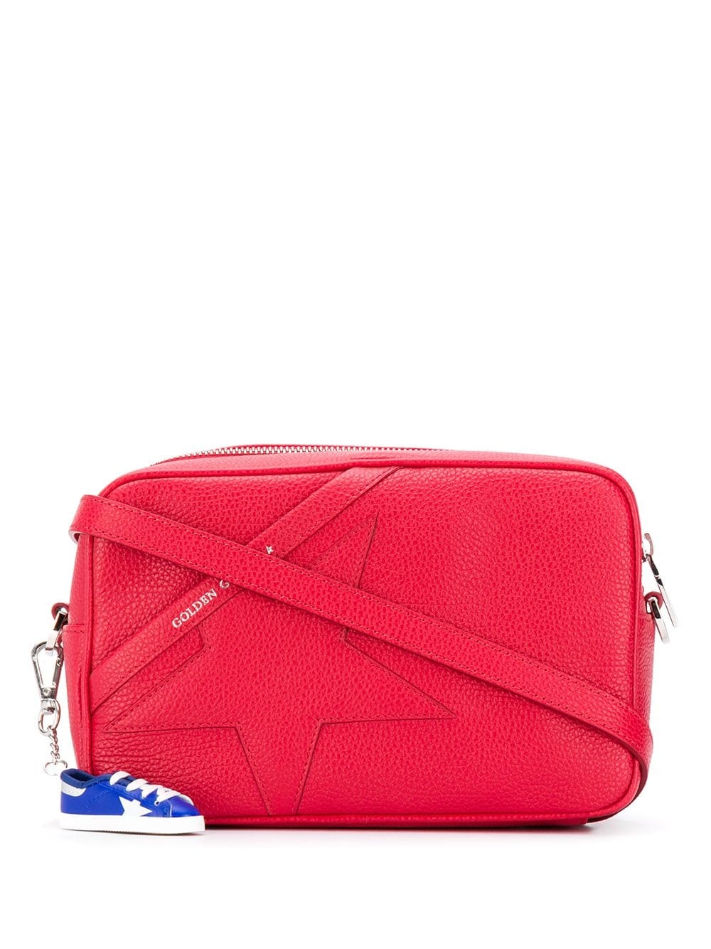 embossed star crossbody bag - 1