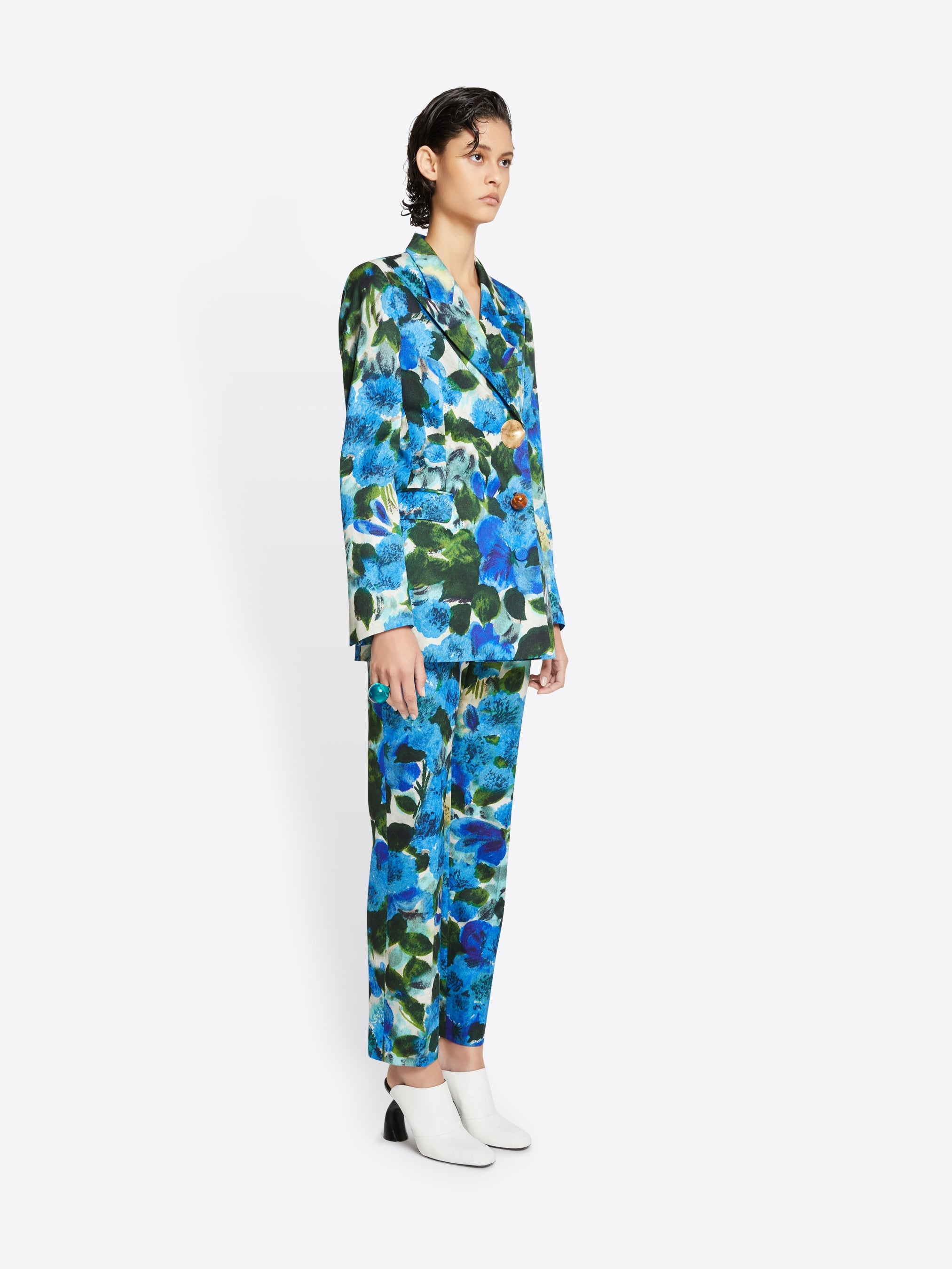 FLORAL FITTED BLAZER - 3