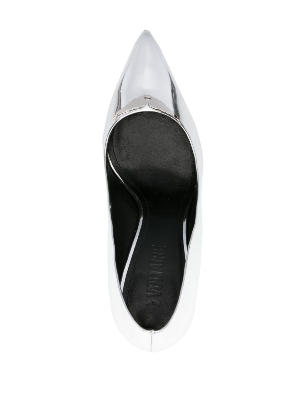 Perfect 100mm metallic-finish pumps - 4