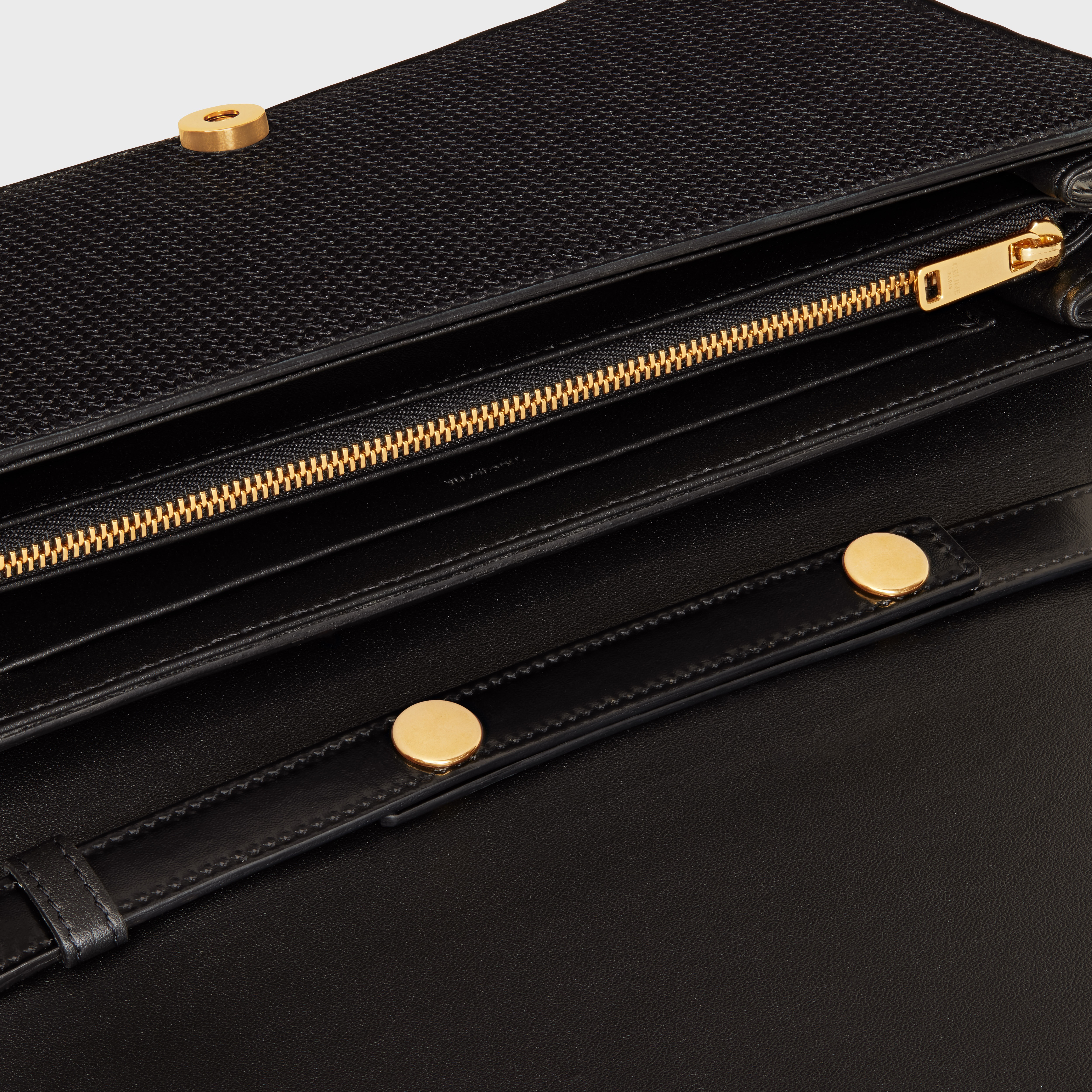 TRAPEZE TRIOMPHE BAG in SEQUINS AND CALFSKIN - 4