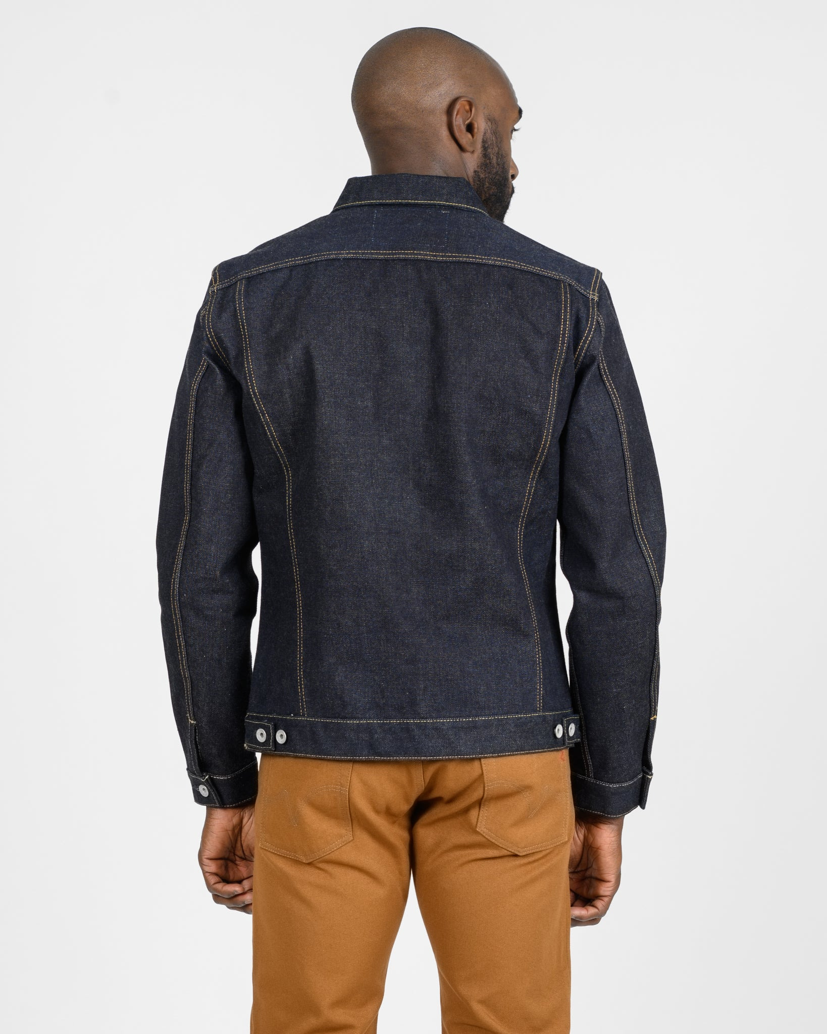 IH-526L 19oz Left-Hand Twill Selvedge Denim Type III Jacket - Indigo - 4