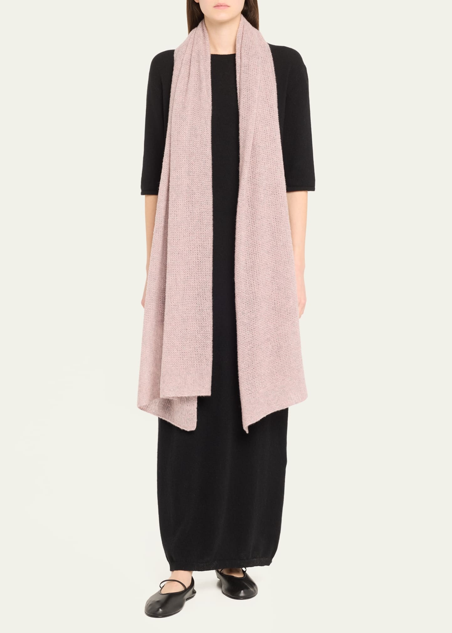 Ulla Cashmere Knit Scarf - 2