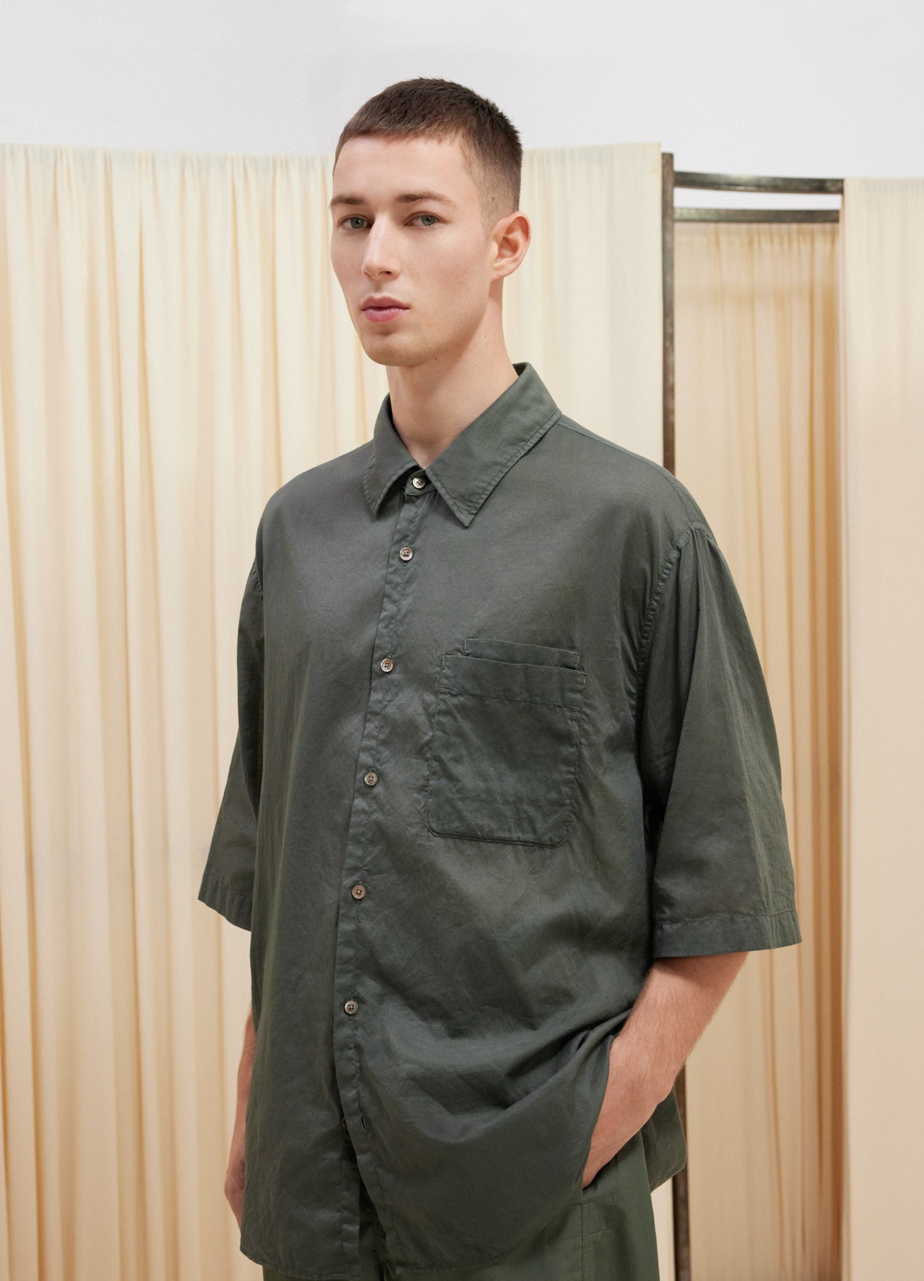 DOUBLE POCKET SHORT SLEEVE SHIRT - 1