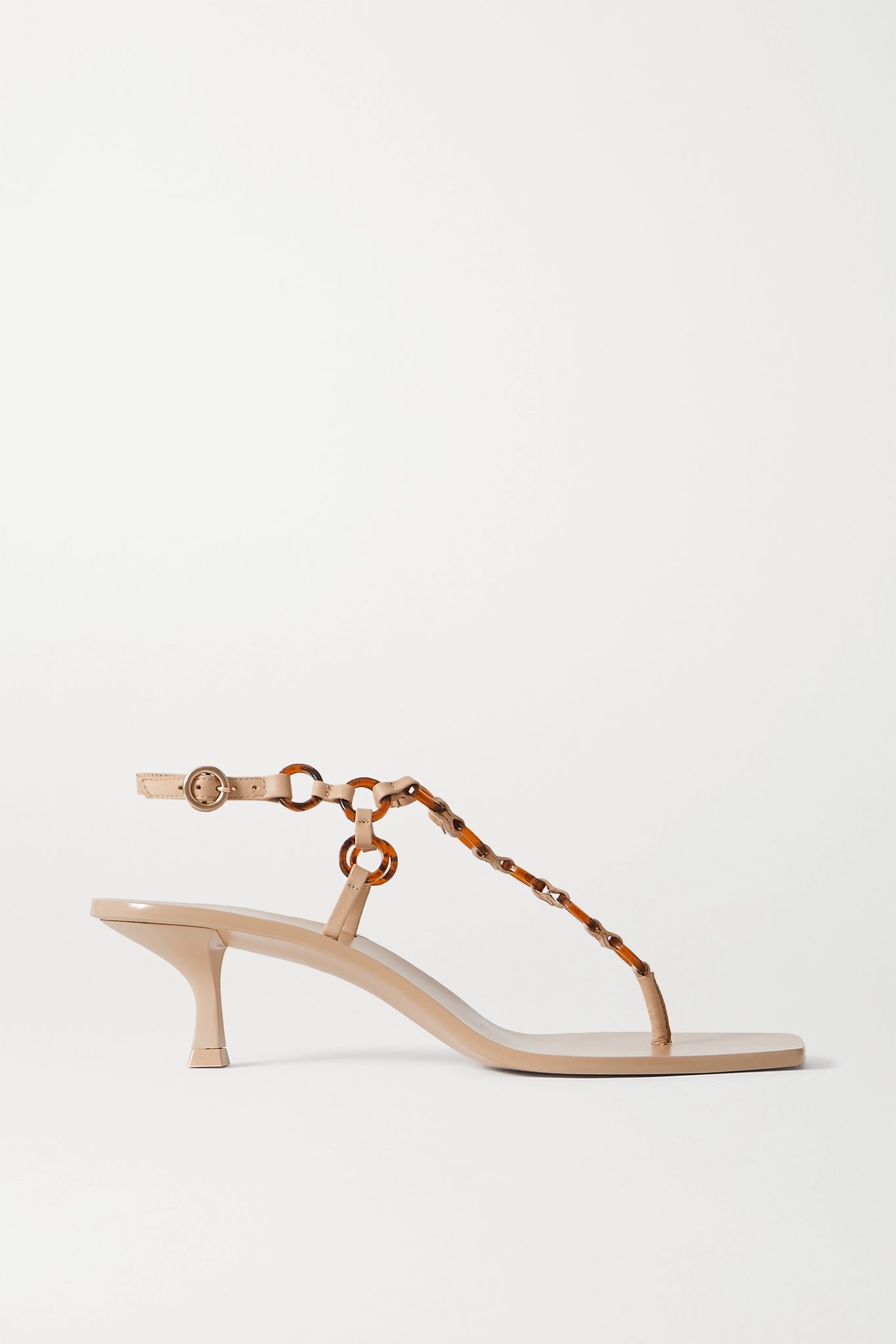 Caitlyn embellished leather sandals - 1