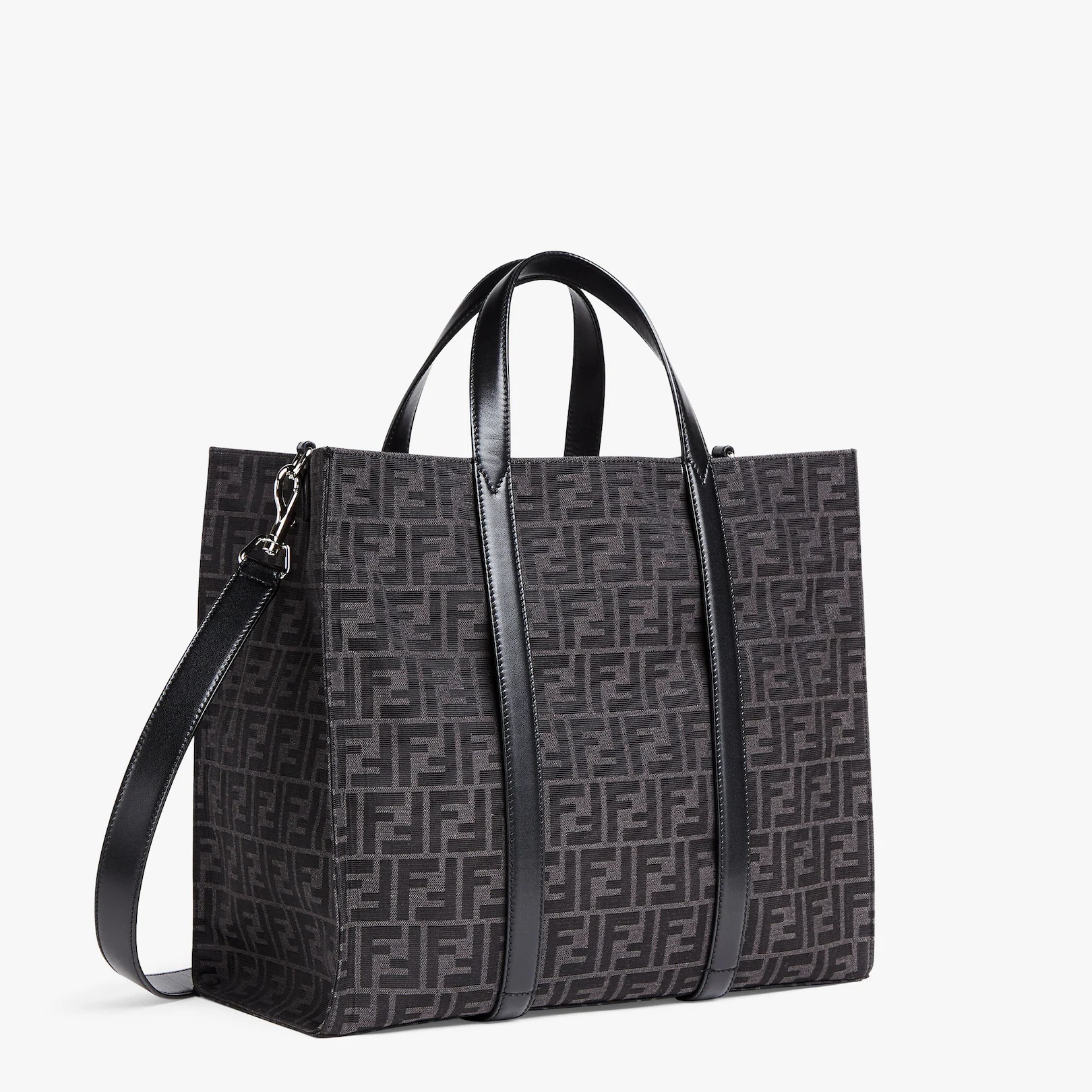 FF jacquard fabric bag - 2