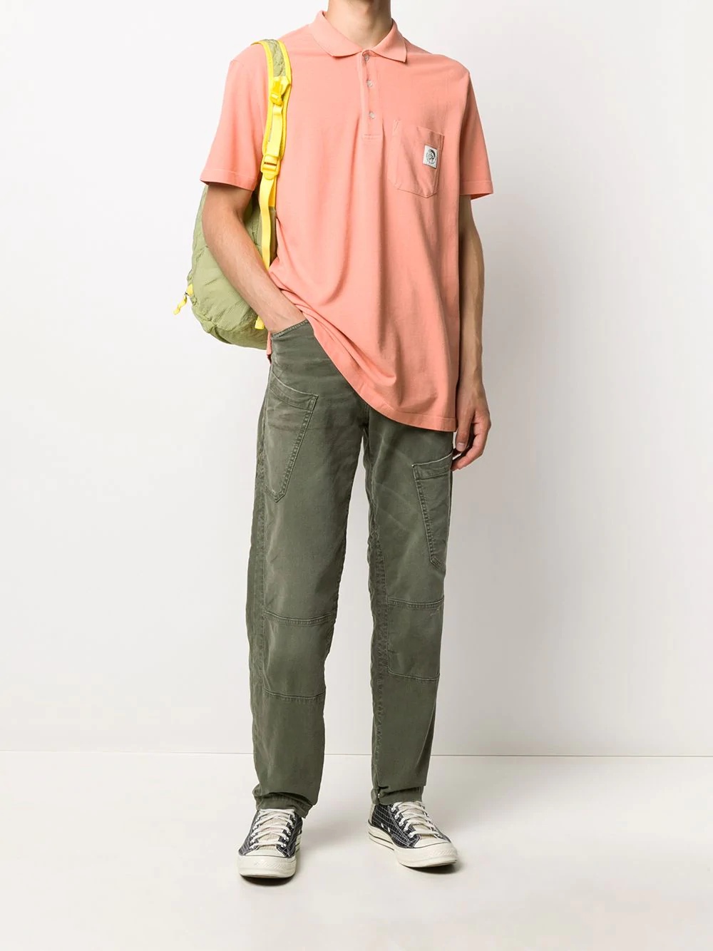 patch pocket polo shirt - 2