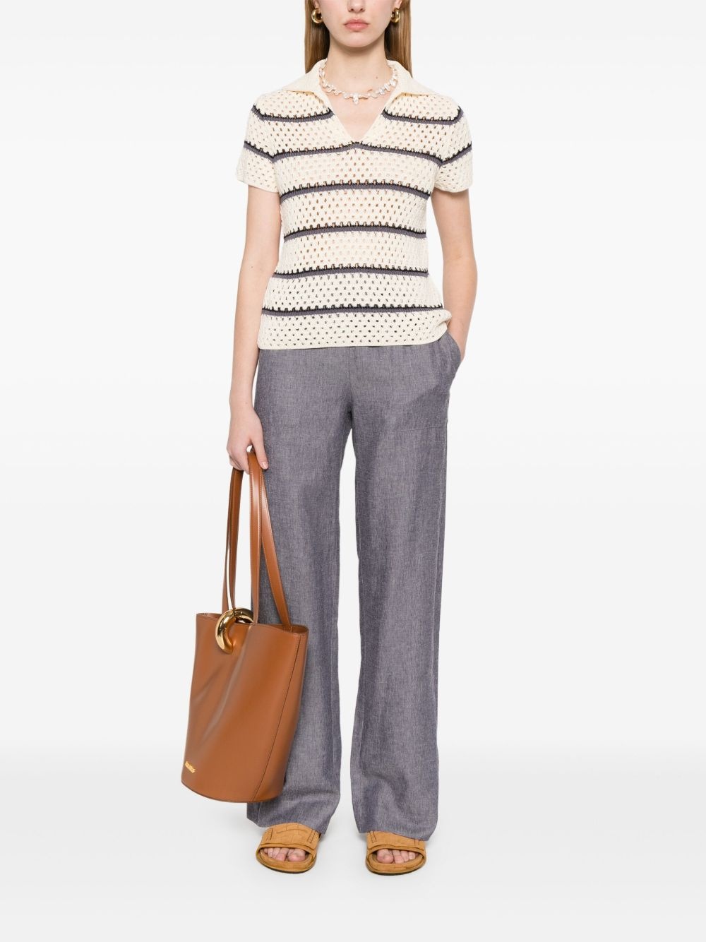 elasticated-waist trousers - 2