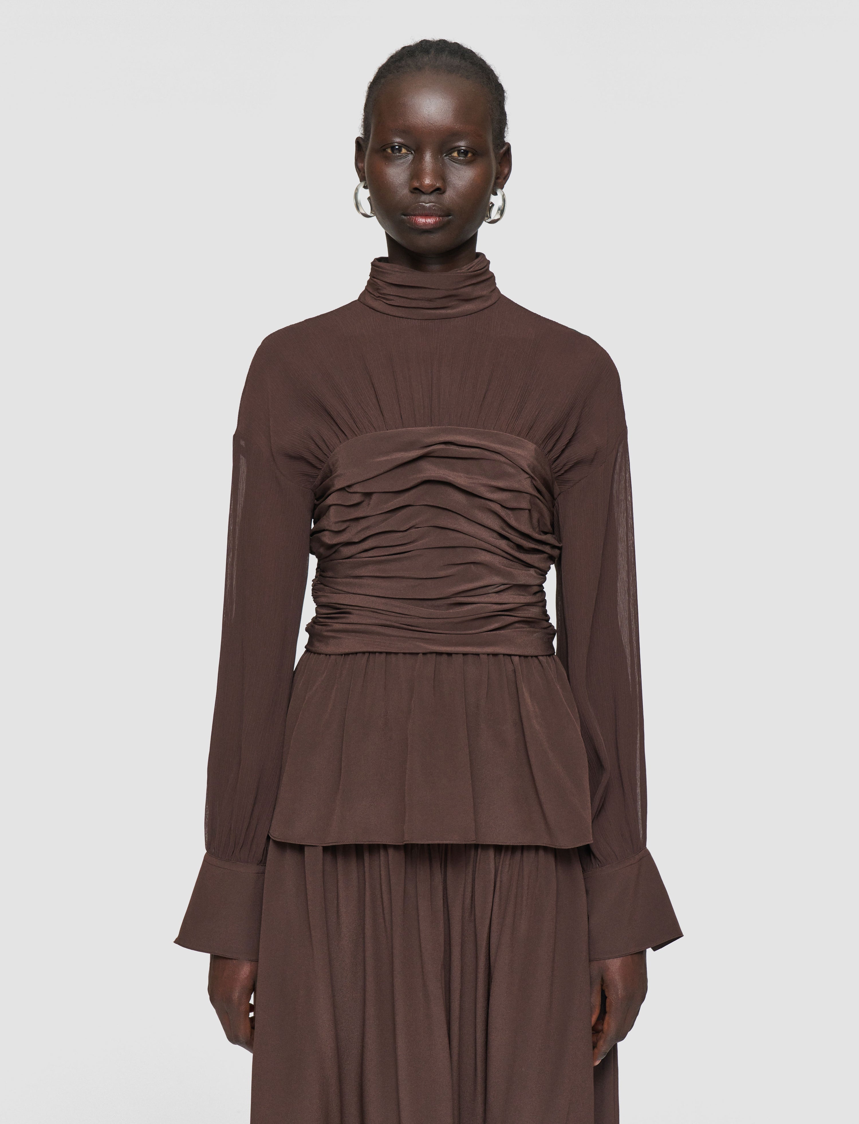 Rachel Crepe de Soie Silk Blouse - 3