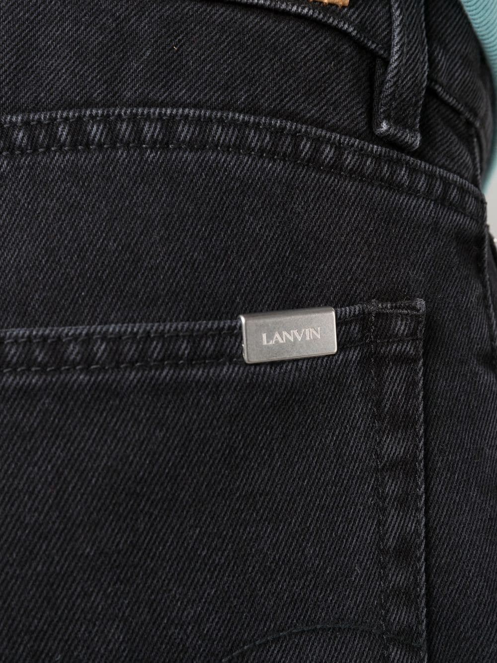 logo-patch slim-fit jeans - 5