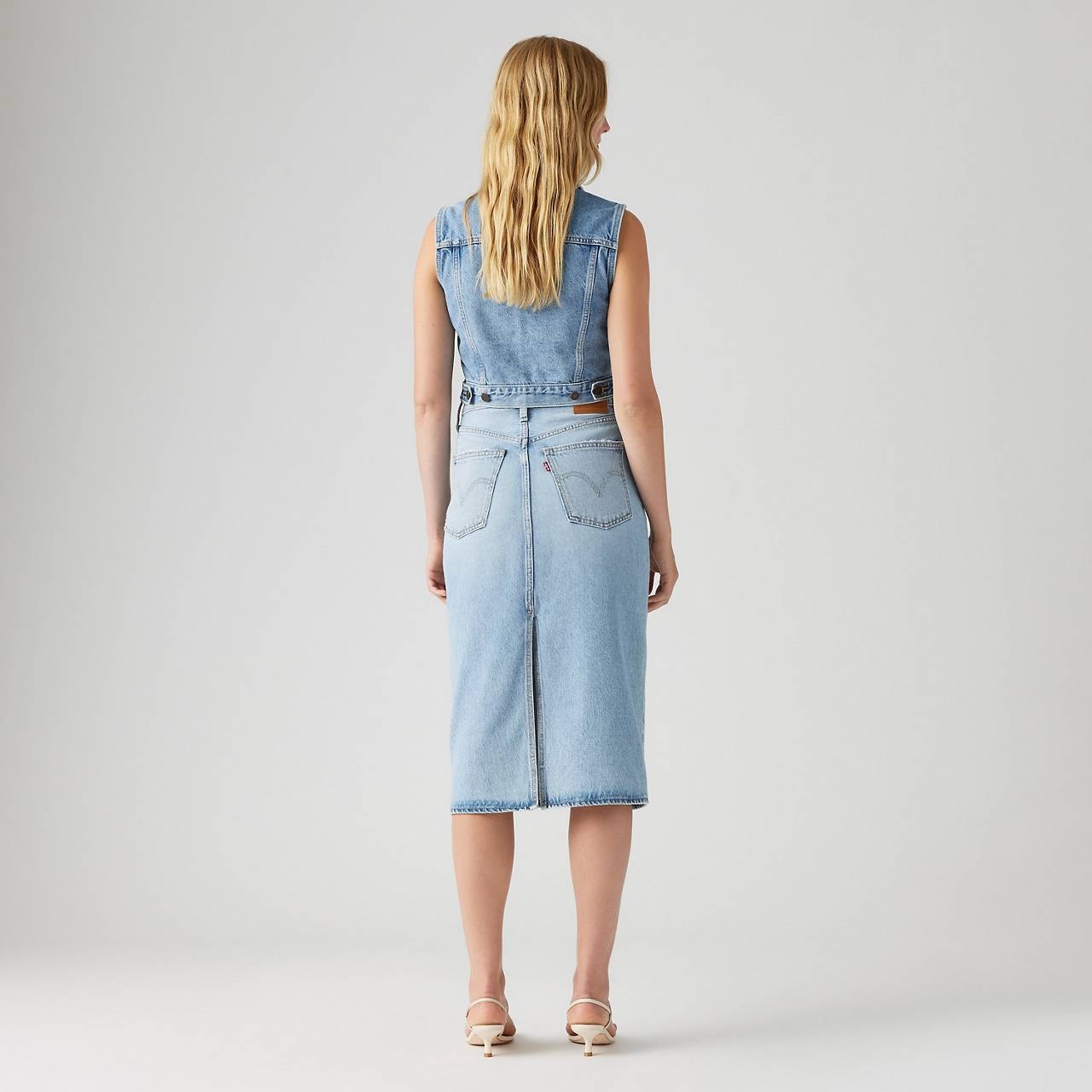 HIGH RISE SLIT SKIRT - 5