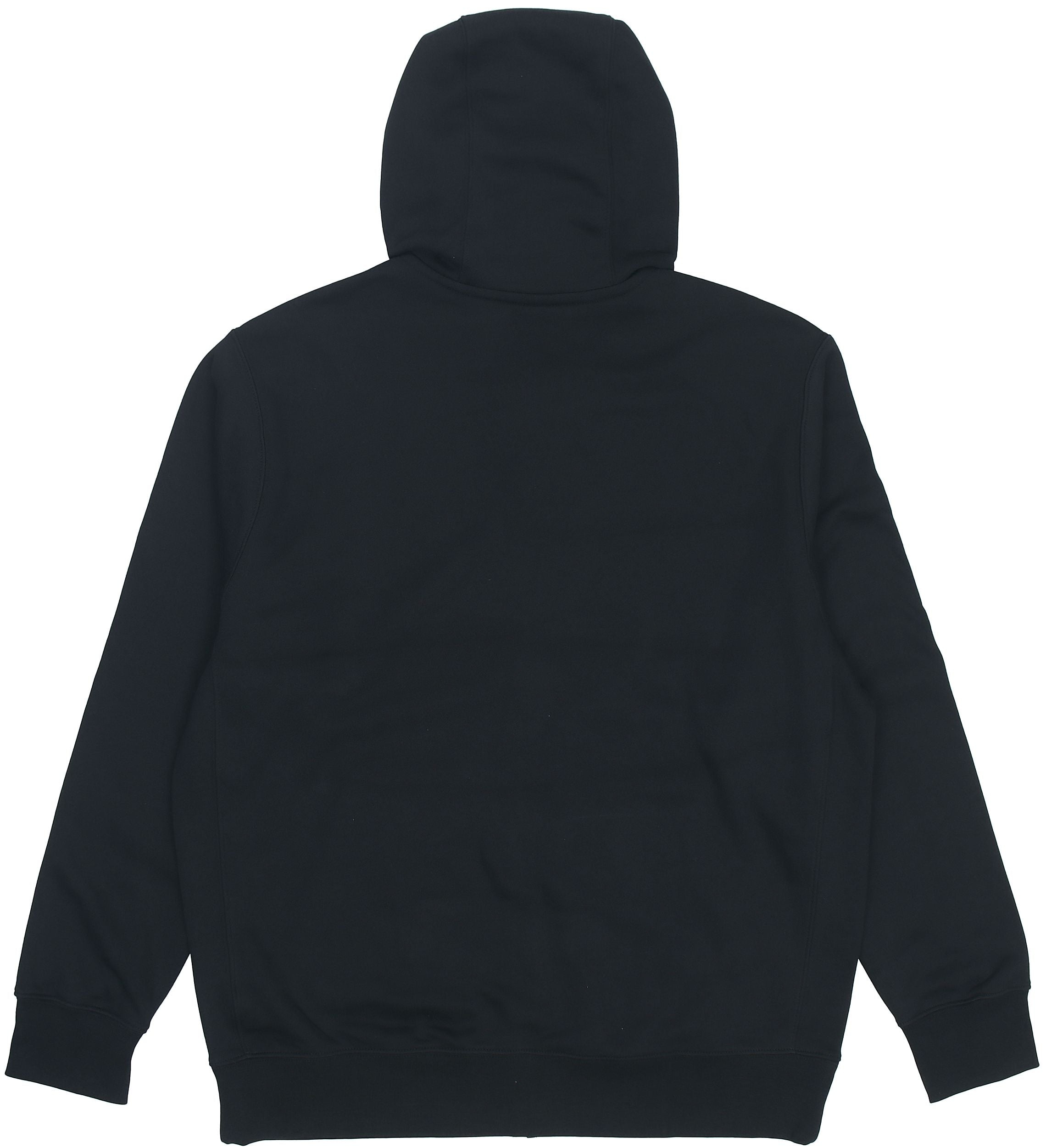 Nike Sportswear Club Fleece Embroidered Logo Solid Color hooded Zipper Black BV2646-010 - 2