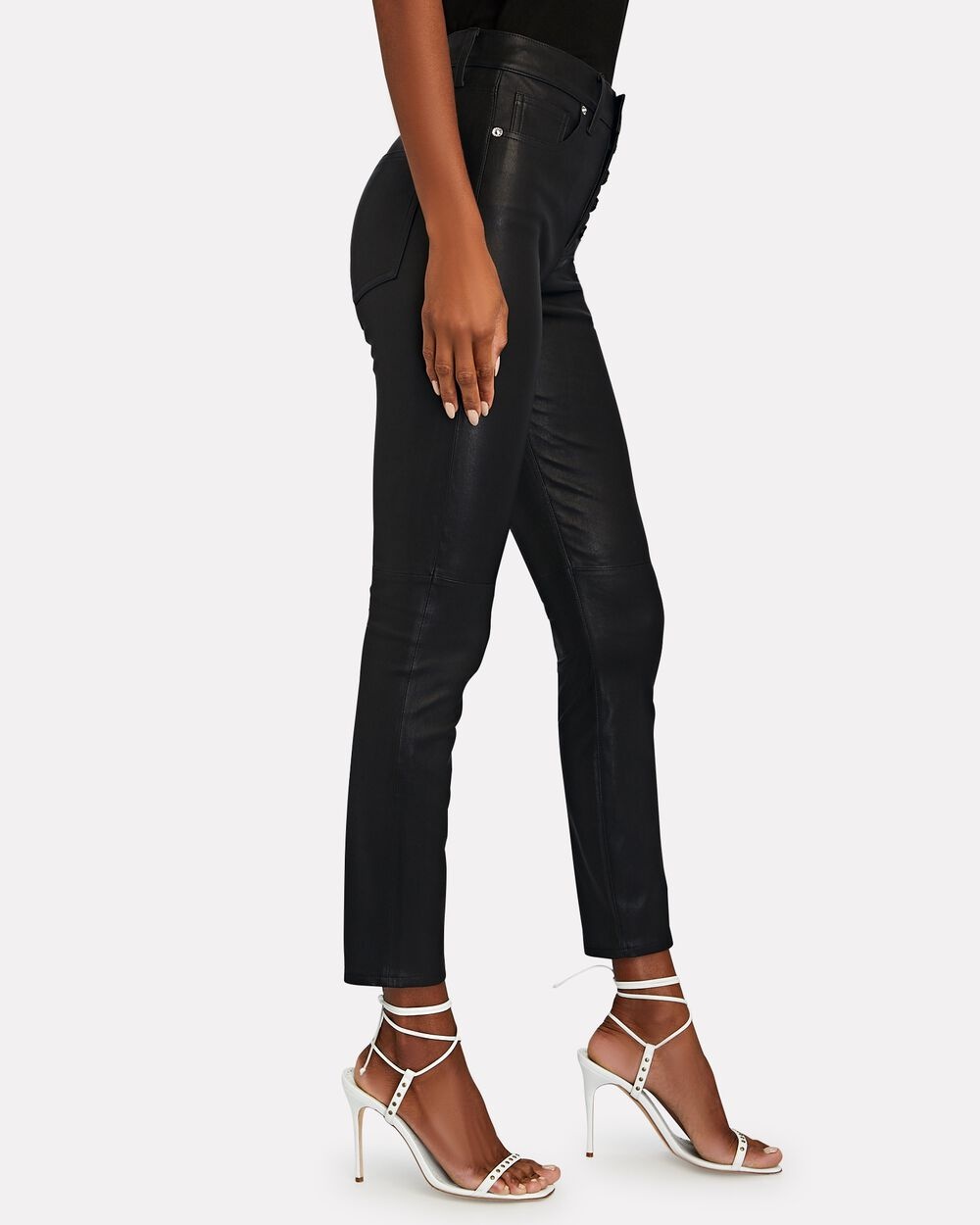 Debbie Leather Skinny Pants - 4