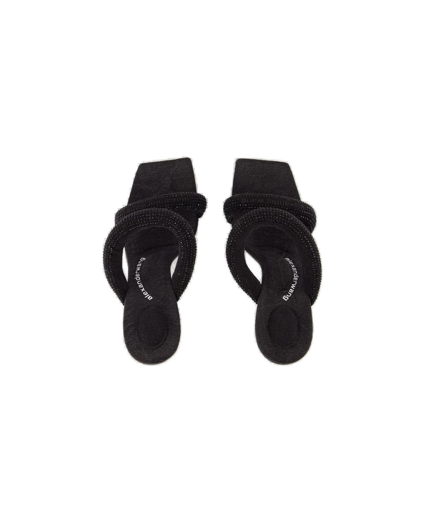 Julie Crystal Embellished Heeled Sandals - 4