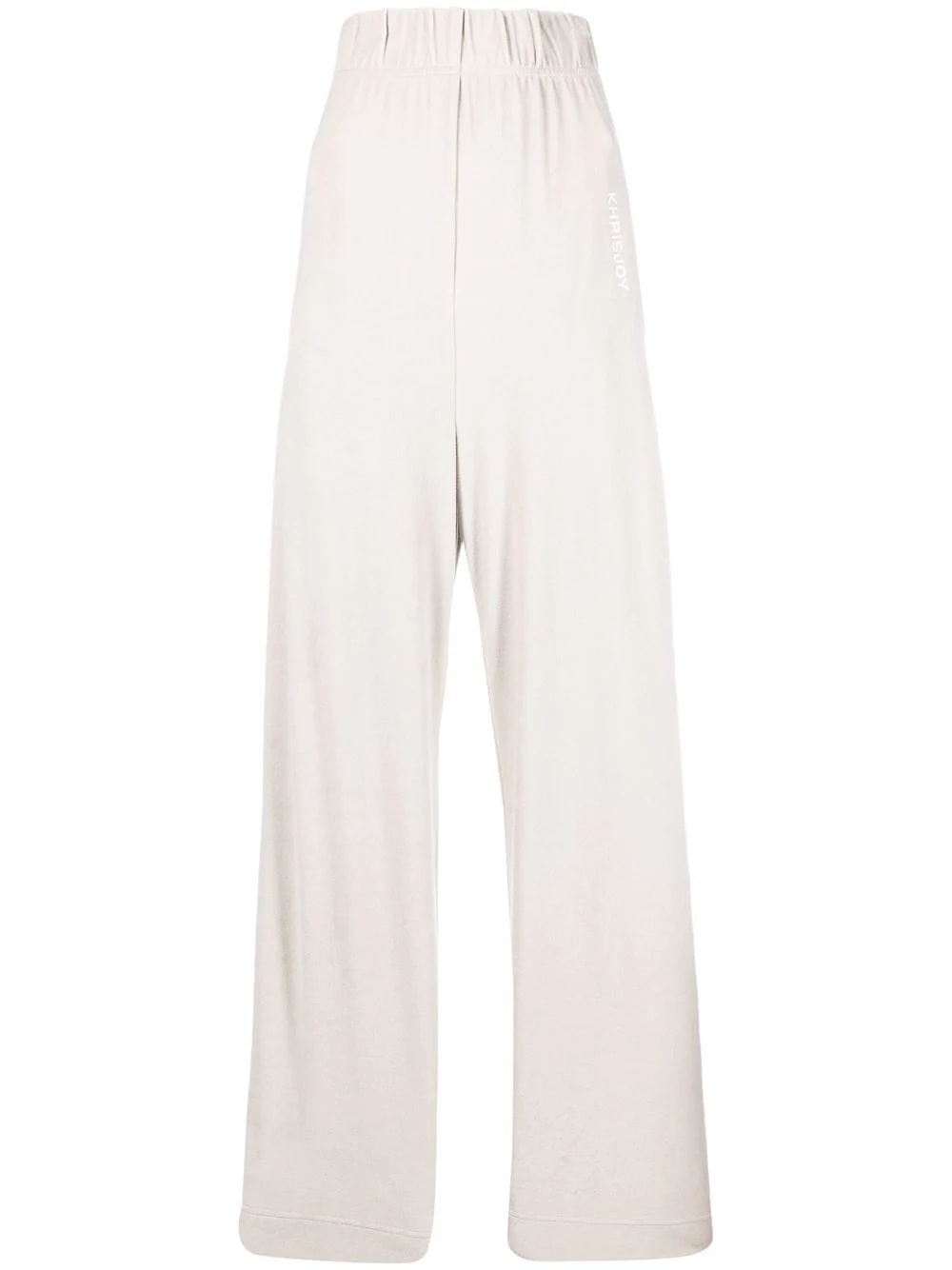 logo-print wide-leg track pants - 1