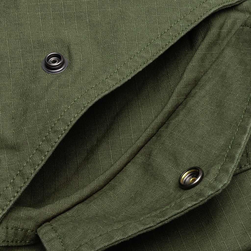 CARGO RIPSTOP SHORT - OLIVE GREEN - 5
