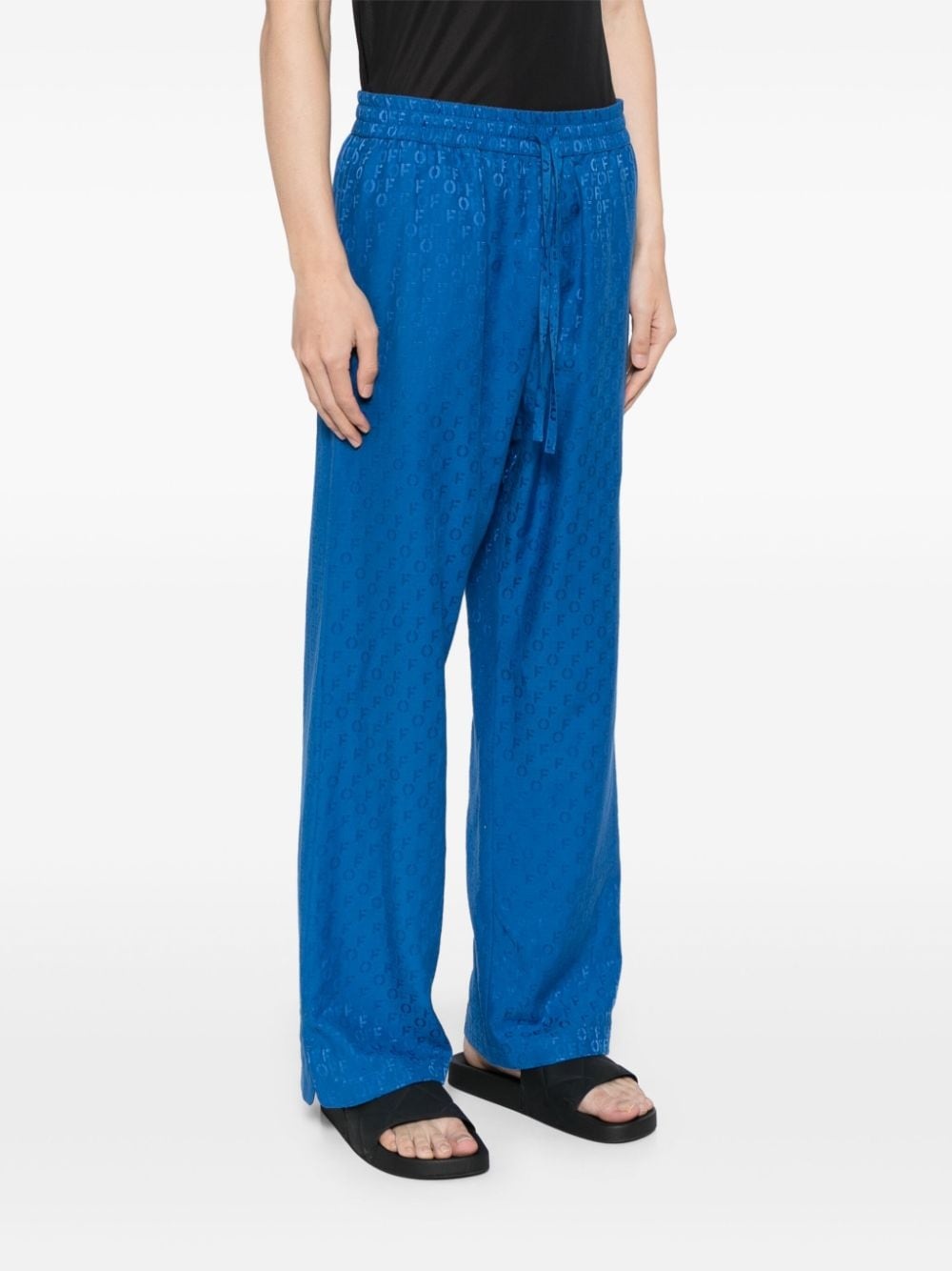 jacquard pyjama trousers - 3