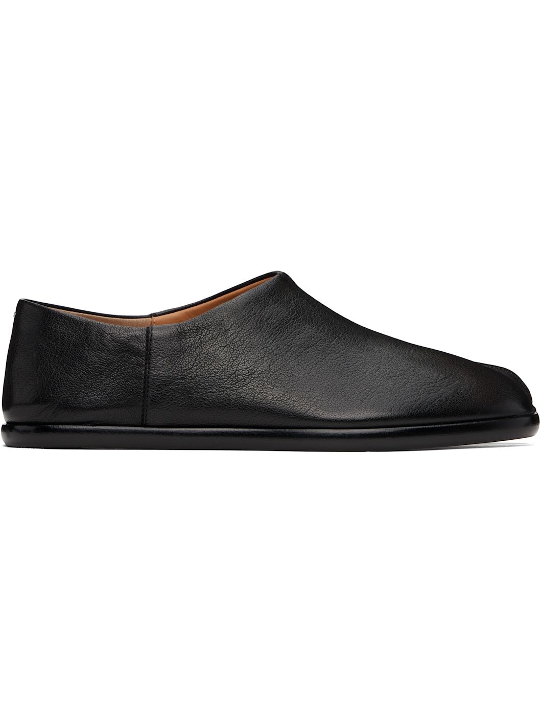 Black Tabi Babouches Loafers - 1