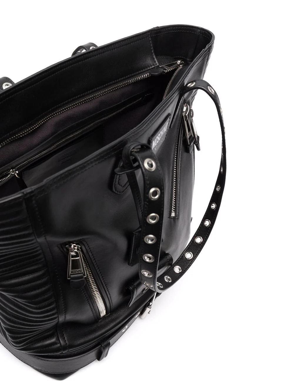 biker-style shoulder bag - 5