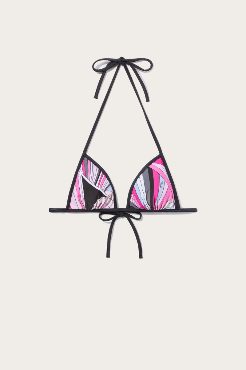 IRIDE PRINT TRIANGLE BIKINI BRA 1