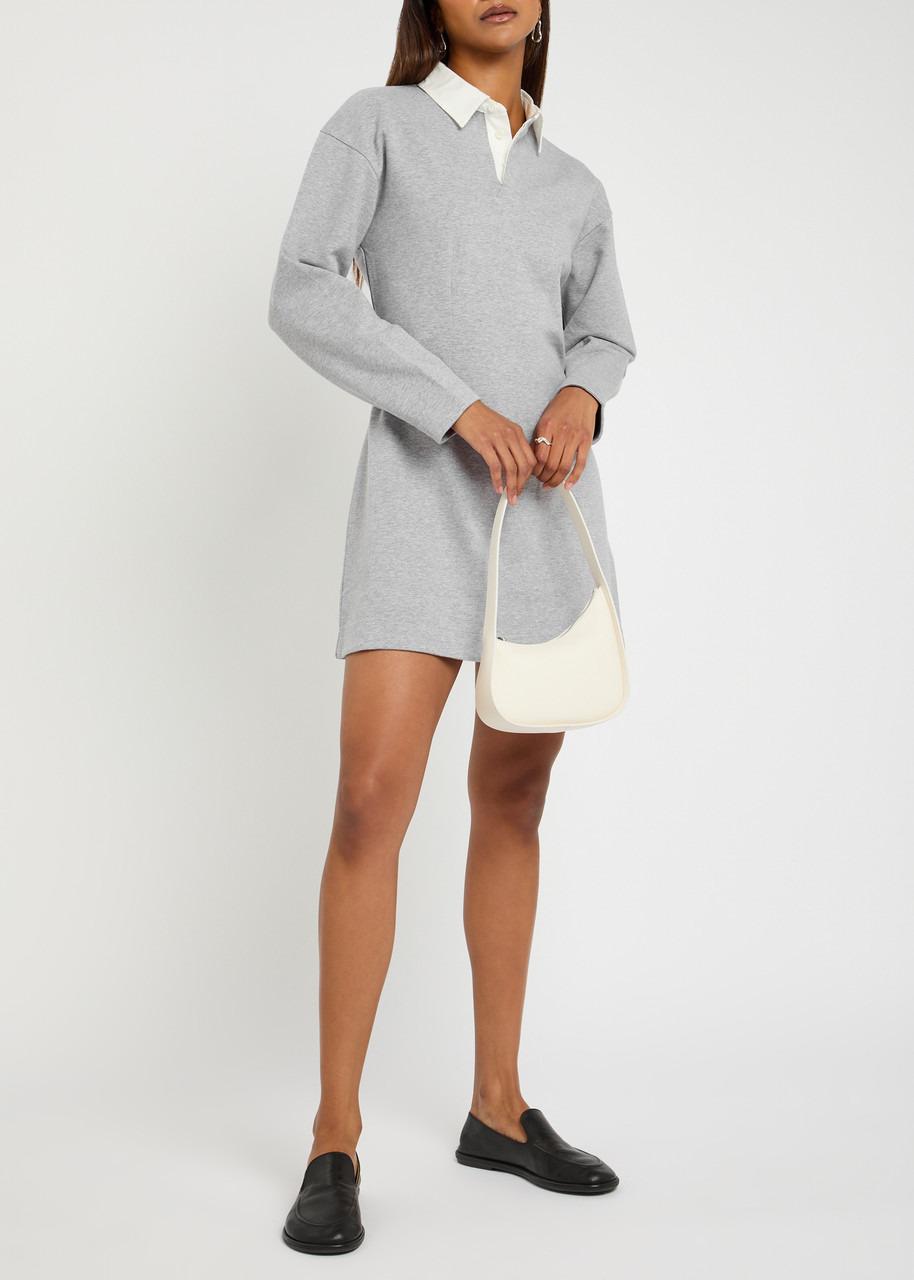 JW Anderson Long Sleeve Polo Cotton-blend Mini Dress - 4