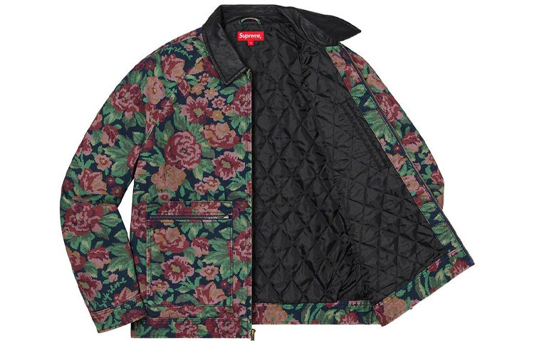 Supreme FW20 Week 9 Leather Collar Work Jacket 'Multicolor' SUP-FW20-228 - 3