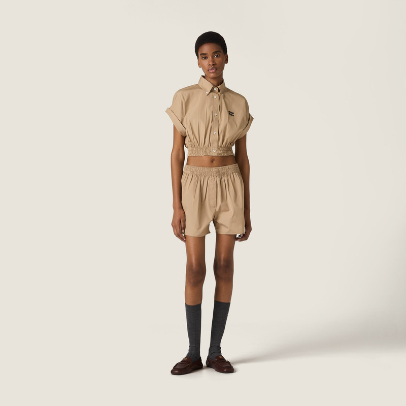 Miu Miu Poplin shirt outlook