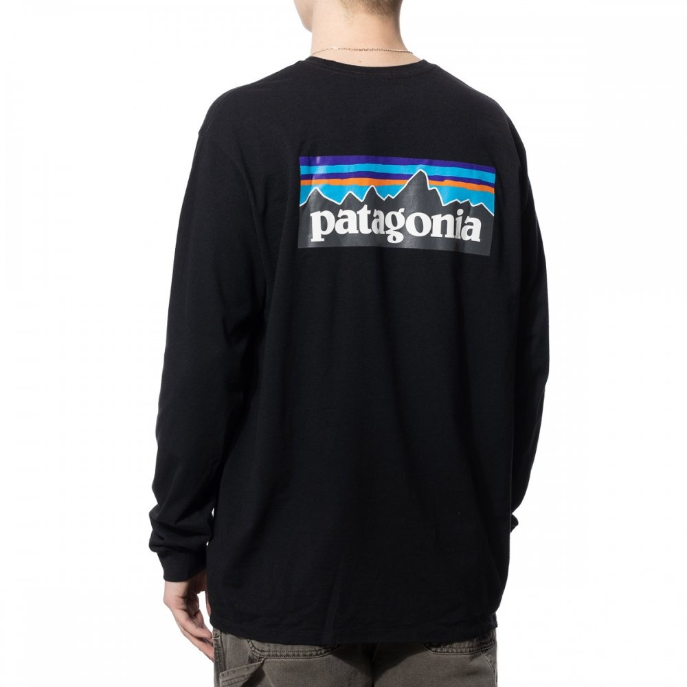 Long Sleeve P-6 Logo Responsibili-Tee "Black" - 3