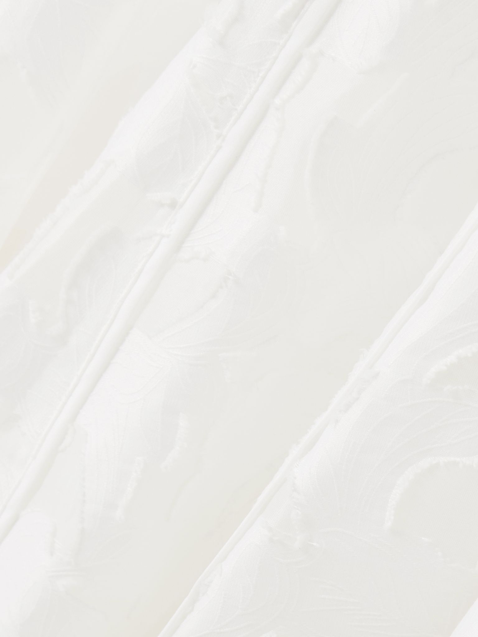 Imogen strapless fil coupé jacquard midi dress White - 4