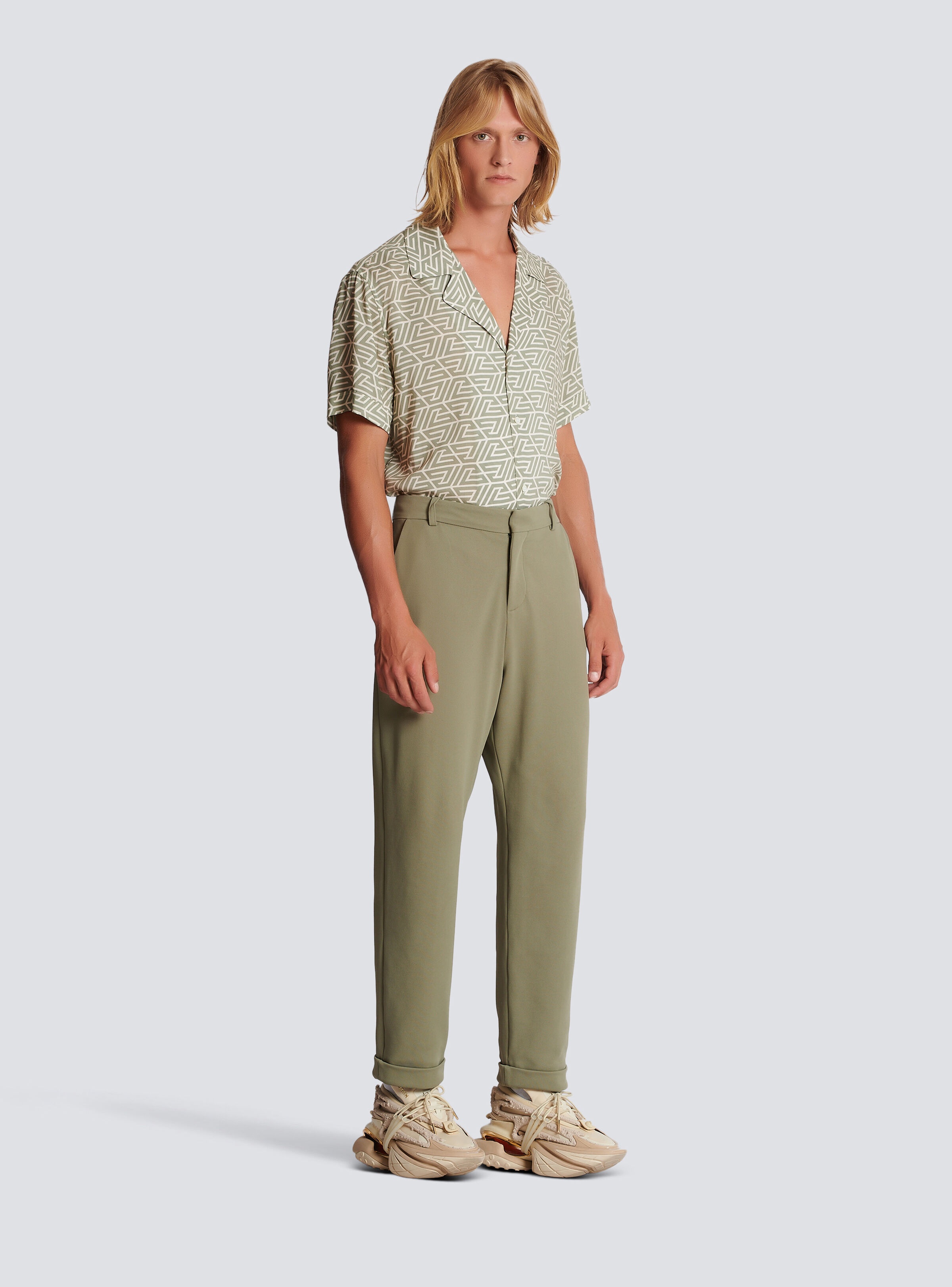 Straight  cut jersey trousers - 3