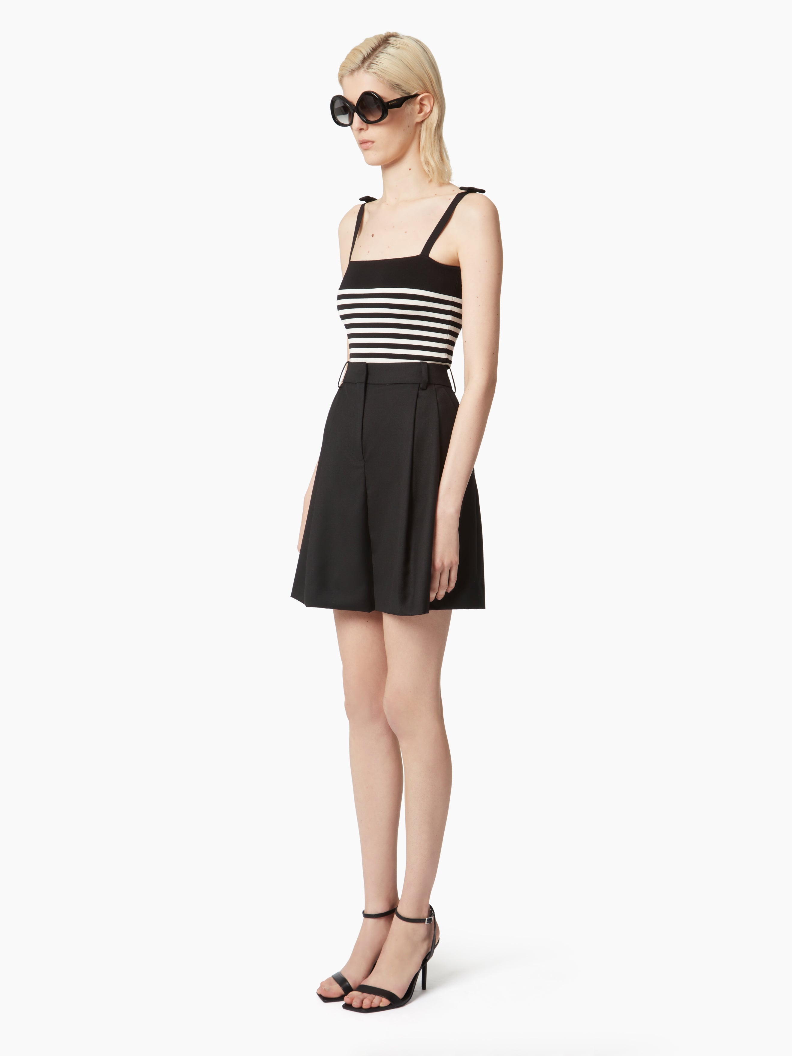 Striped Knit Tank Top - 2