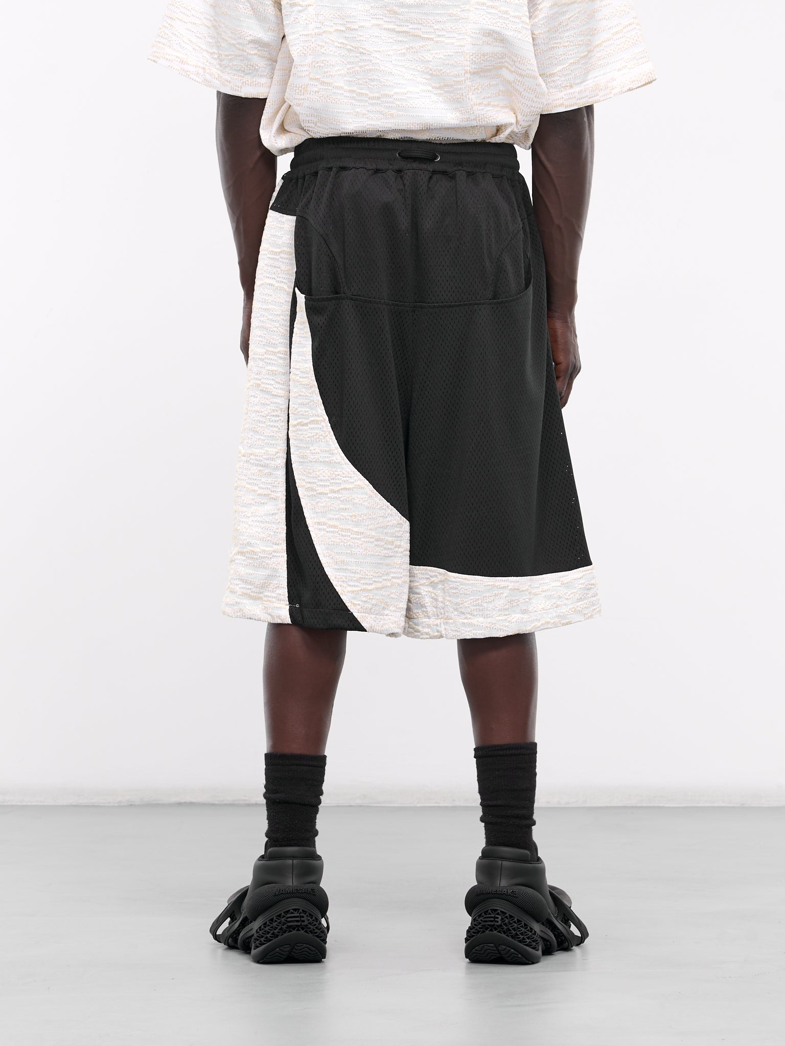 Chand Paneled Basketball Shorts - 3